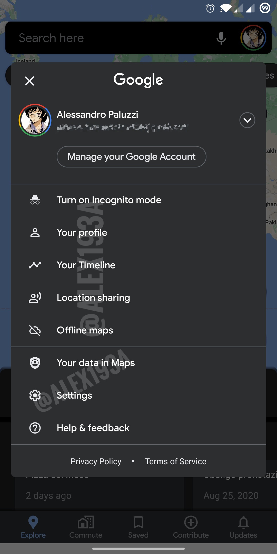 Dark mode for Google Maps is almost ready for prime time