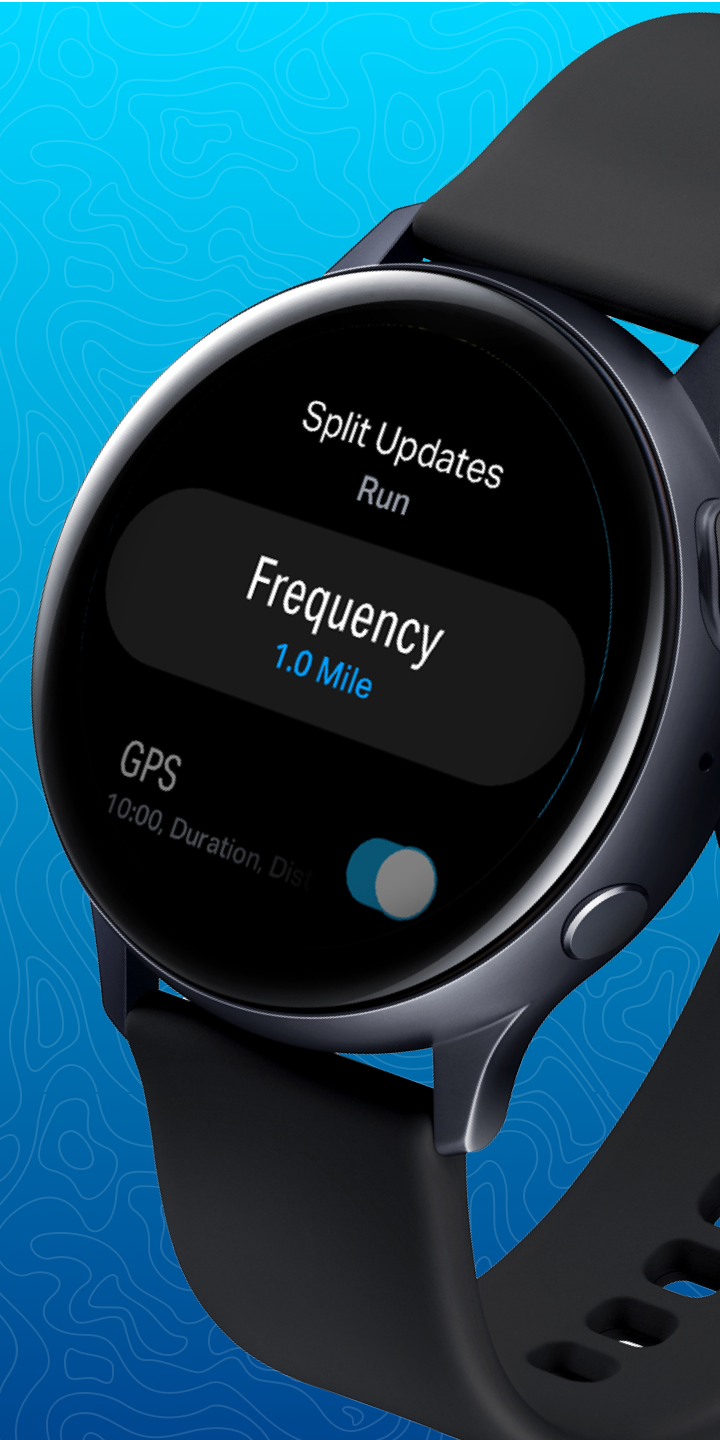 Map my run discount samsung galaxy watch