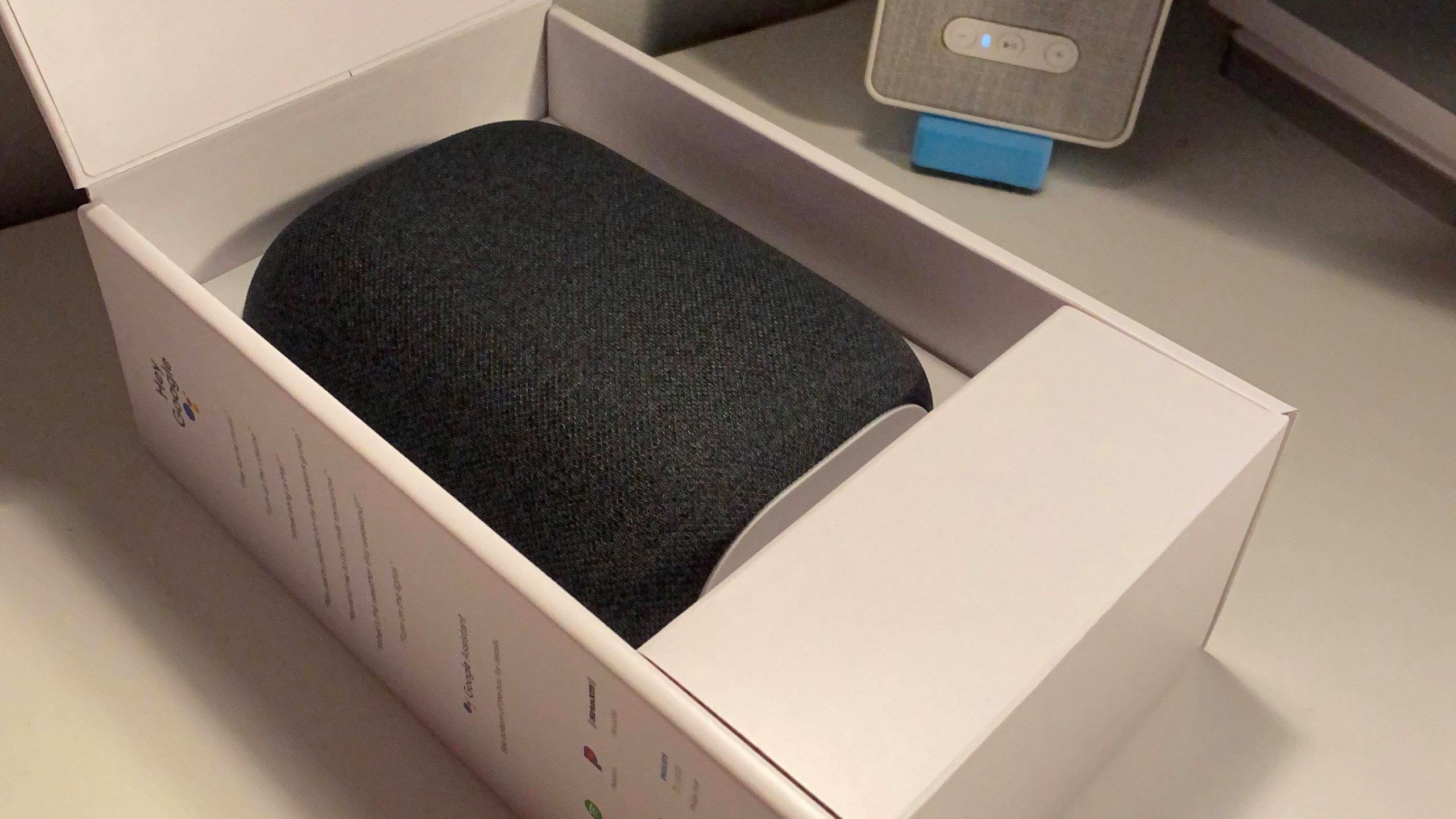 Google's upcoming Nest Audio speaker gets the early unboxing treatment