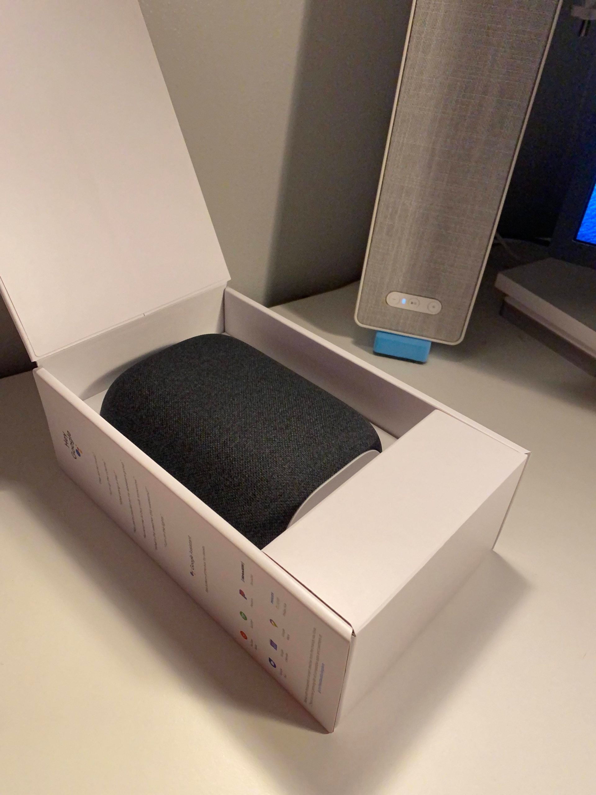 Google's upcoming Nest Audio speaker gets the early unboxing treatment