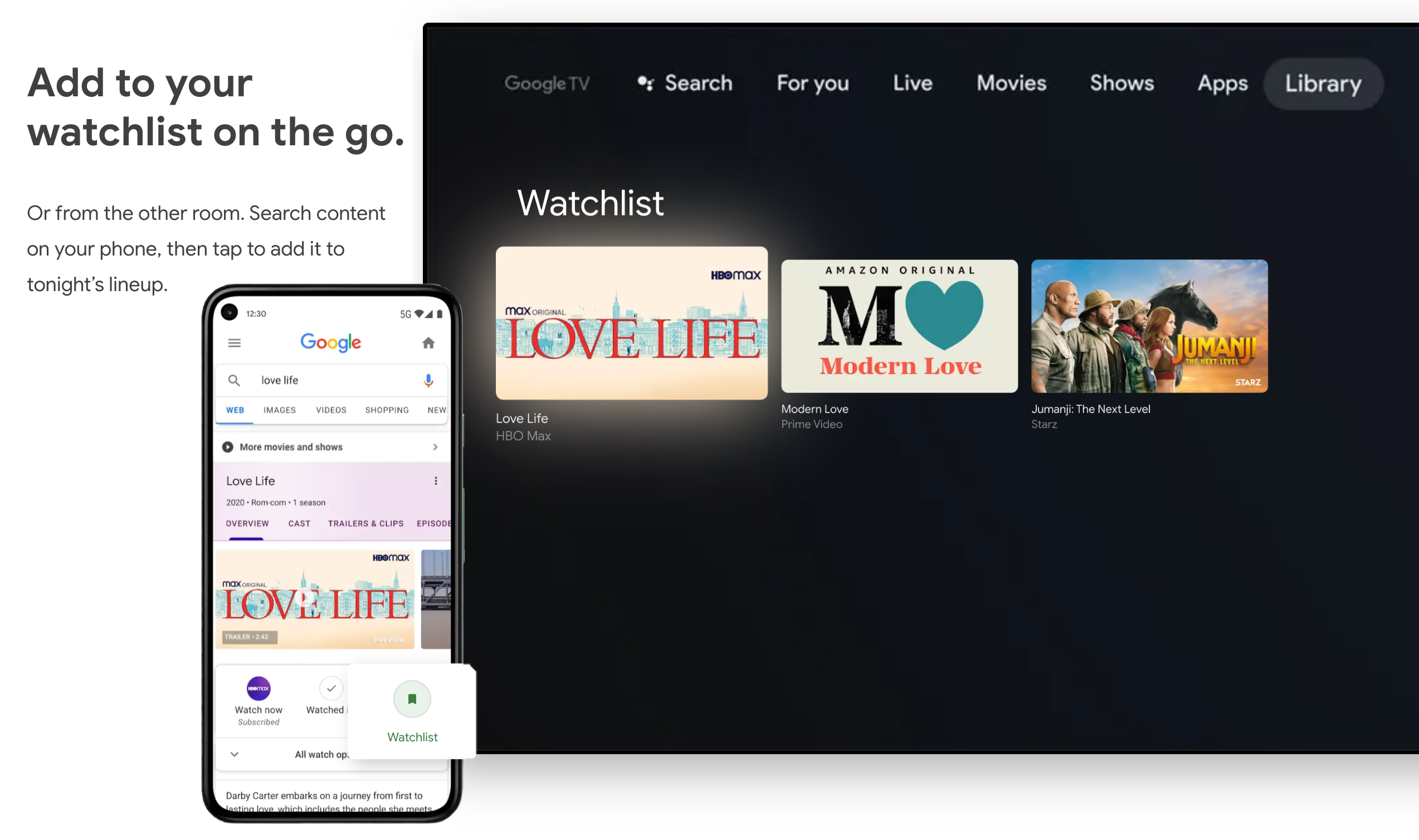 How to find your Watchlist and downloads in My TV