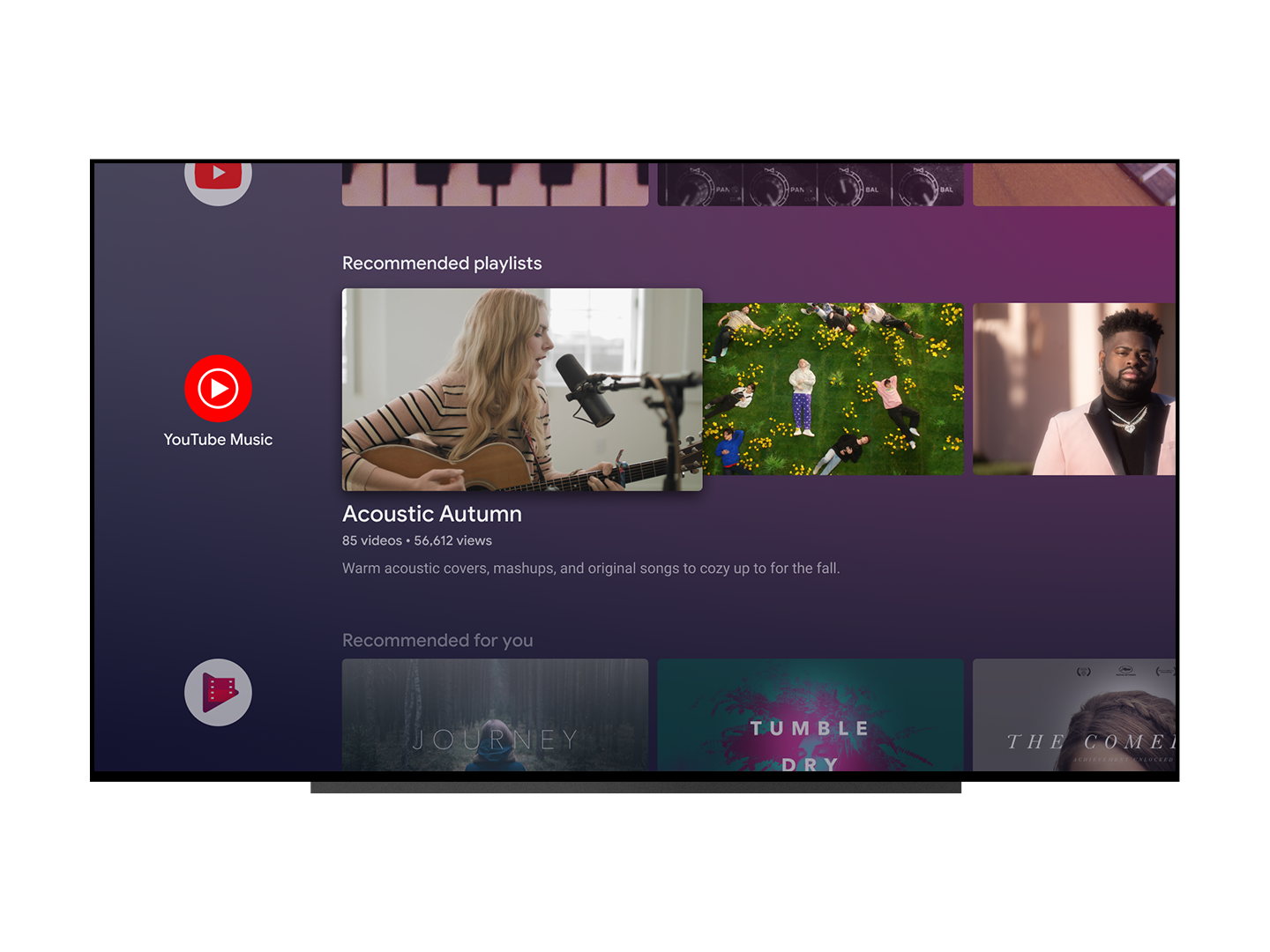 YouTube Music adds new features on TVs, including easy access to ...