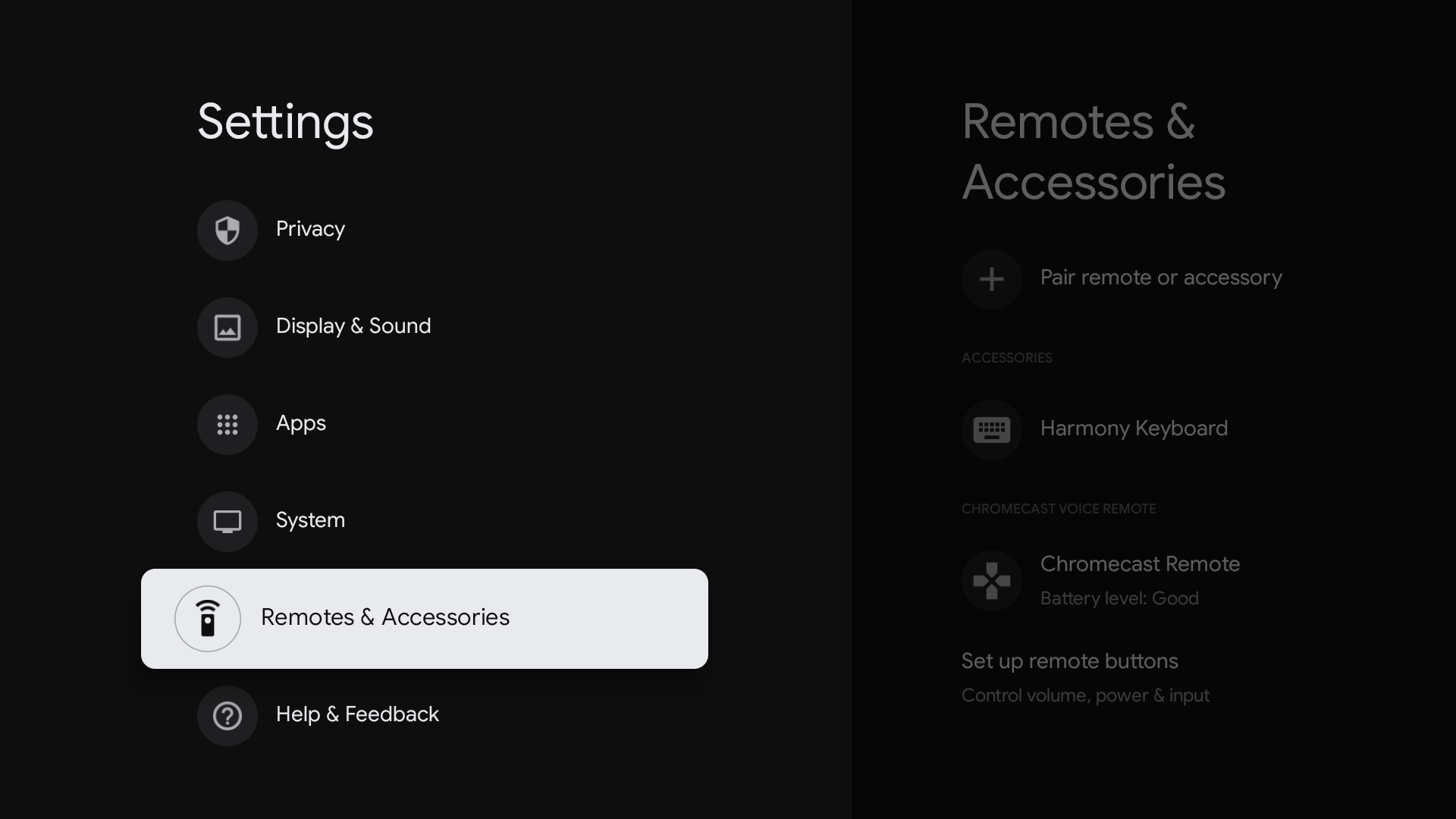 How to reconnect the Chromecast with Google TV voice remote