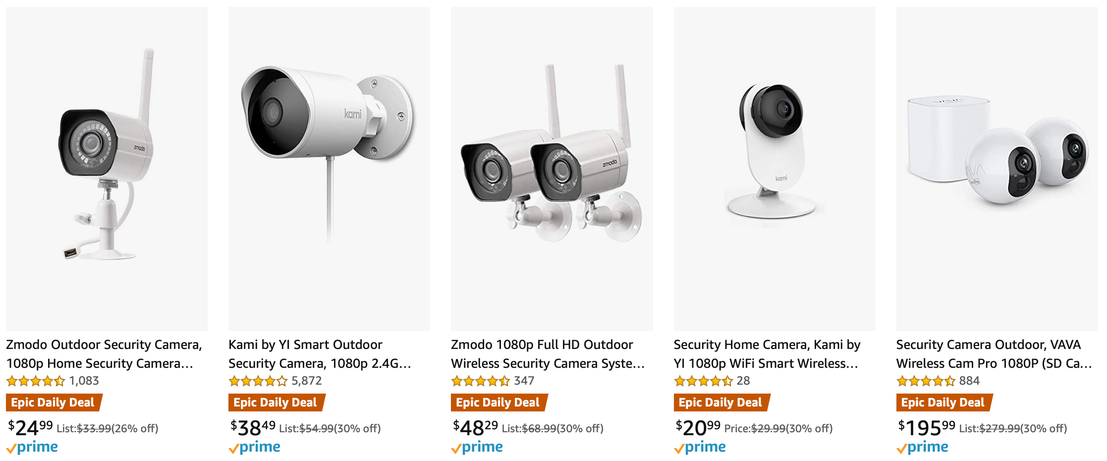 Security cameras from Kasa, Yi, and more start at just 21 in Amazon's