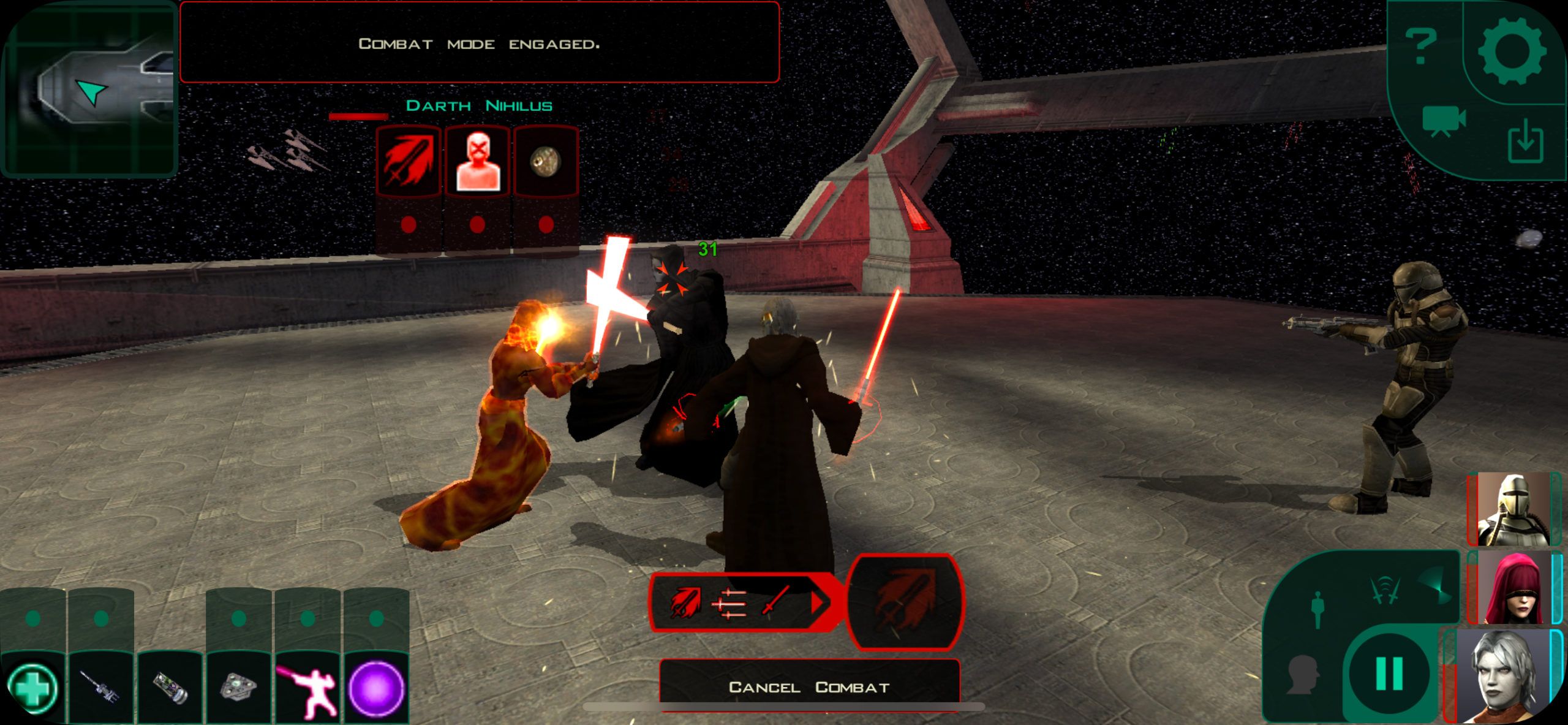 Star Wars: Knights of the Old Republic II – The Sith Lords lands on Android  for $15