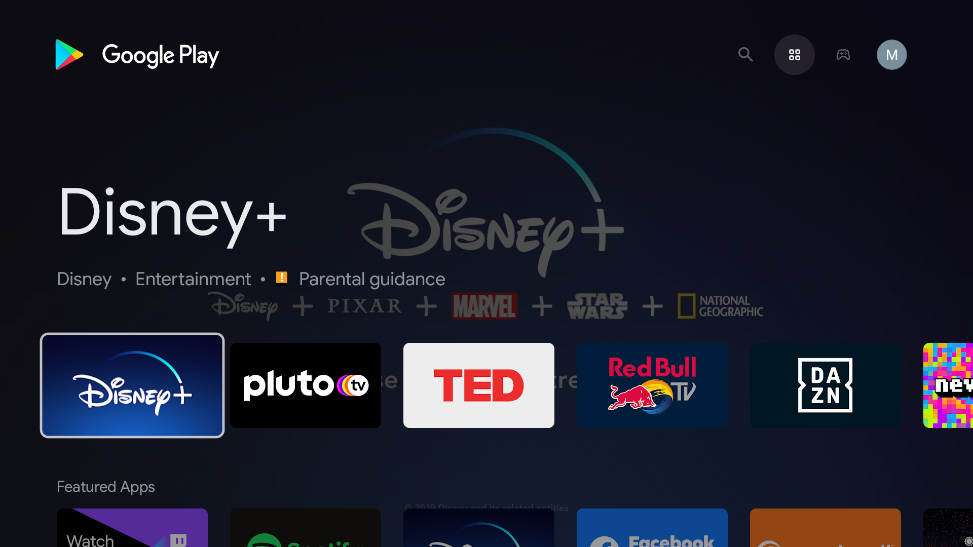 Google TV – Apps no Google Play