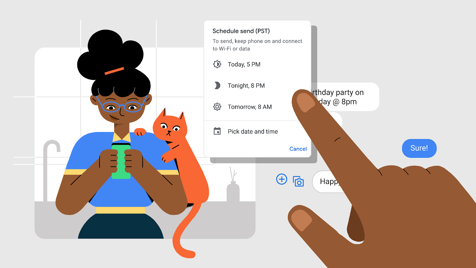 Scheduling texts in Google Messages is officially rolling out for everyone