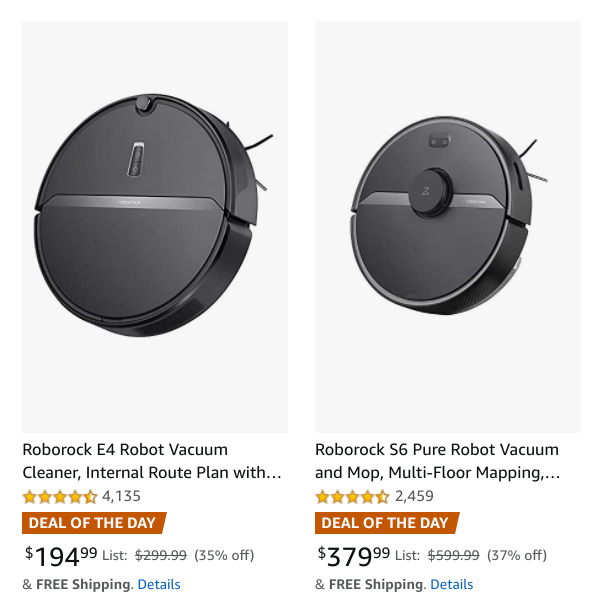 Roborock smart vacuums are up to 140 off on Amazon, today only