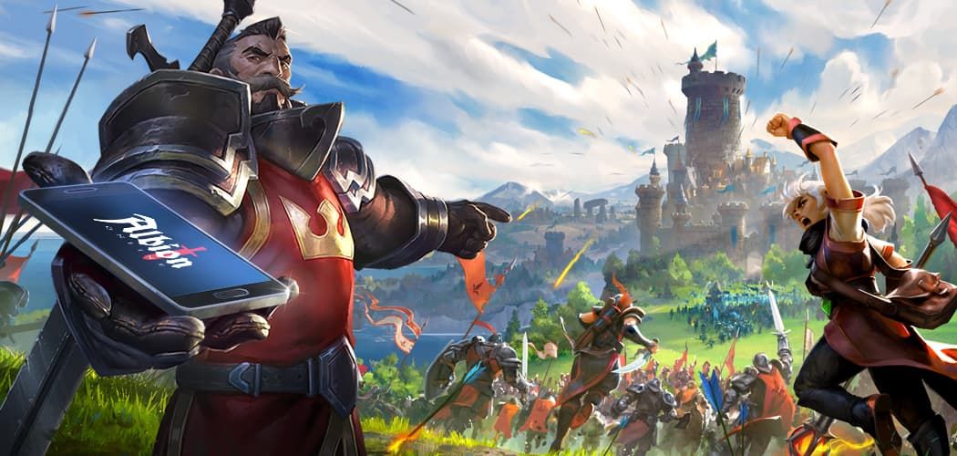 Albion Online is a free to play game available on Android, it's cross  platform aswell. It's not available on the play store you need to download  it off there website but suggest