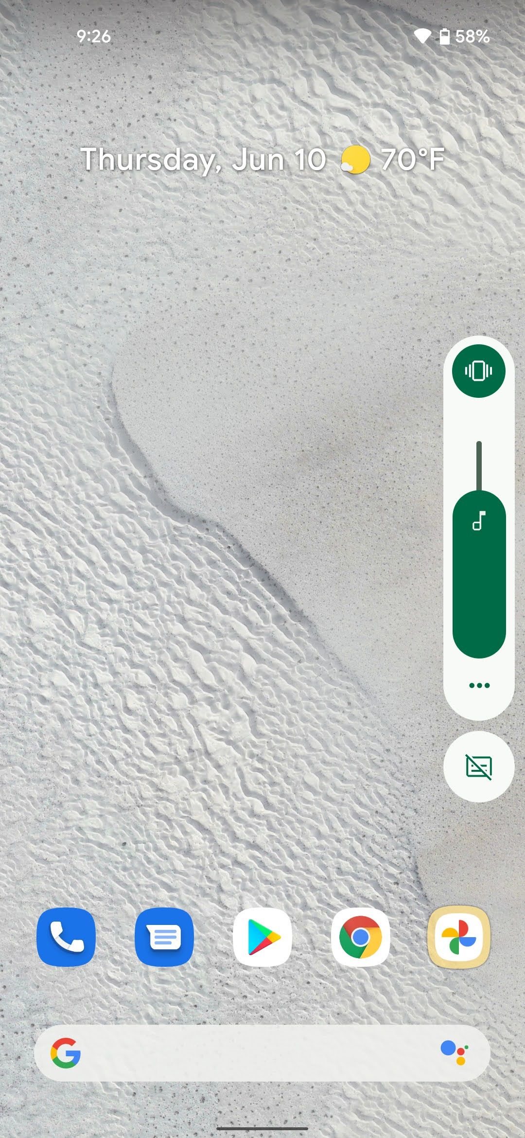 Android 12's volume bar has been slimmed down in Beta 2