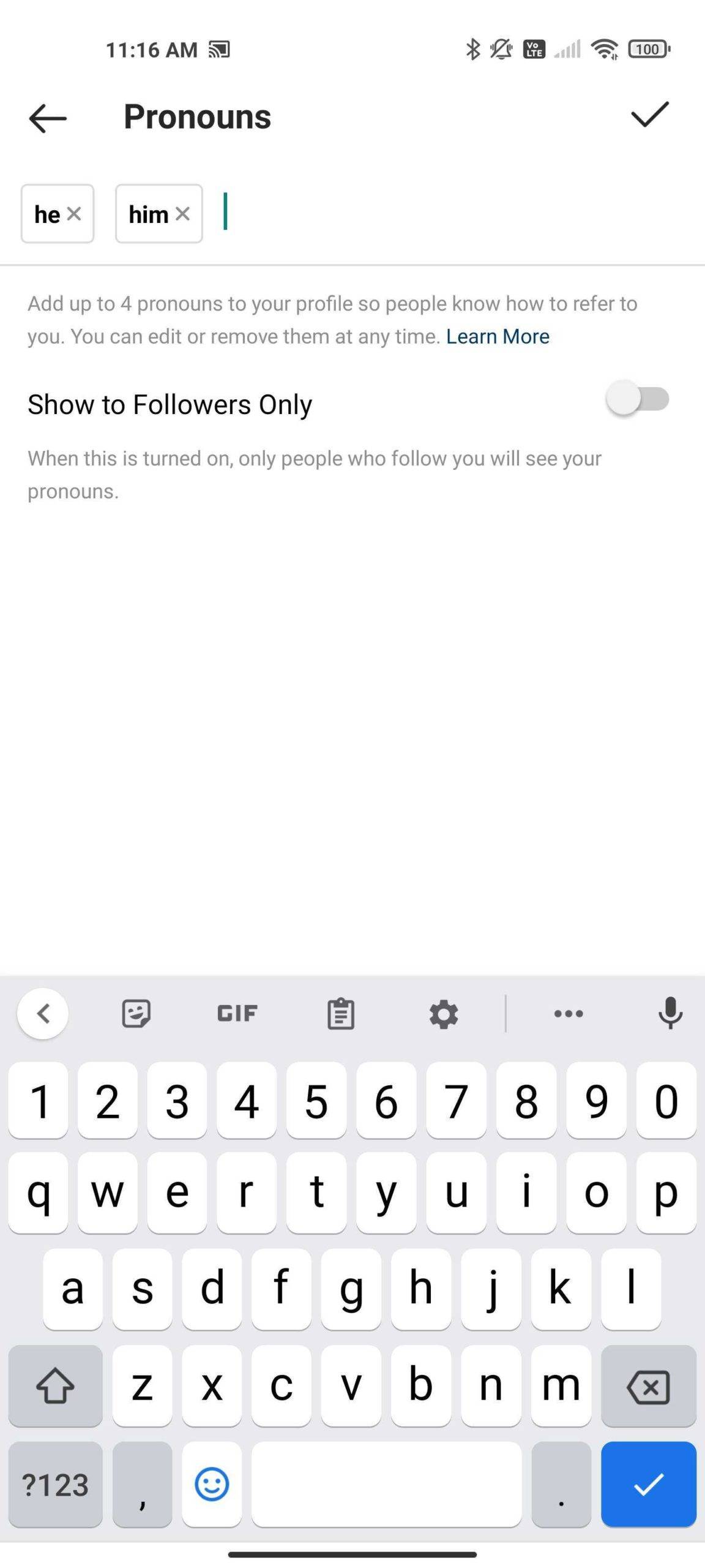 You Can Now List Your Pronouns On Your Instagram Profile