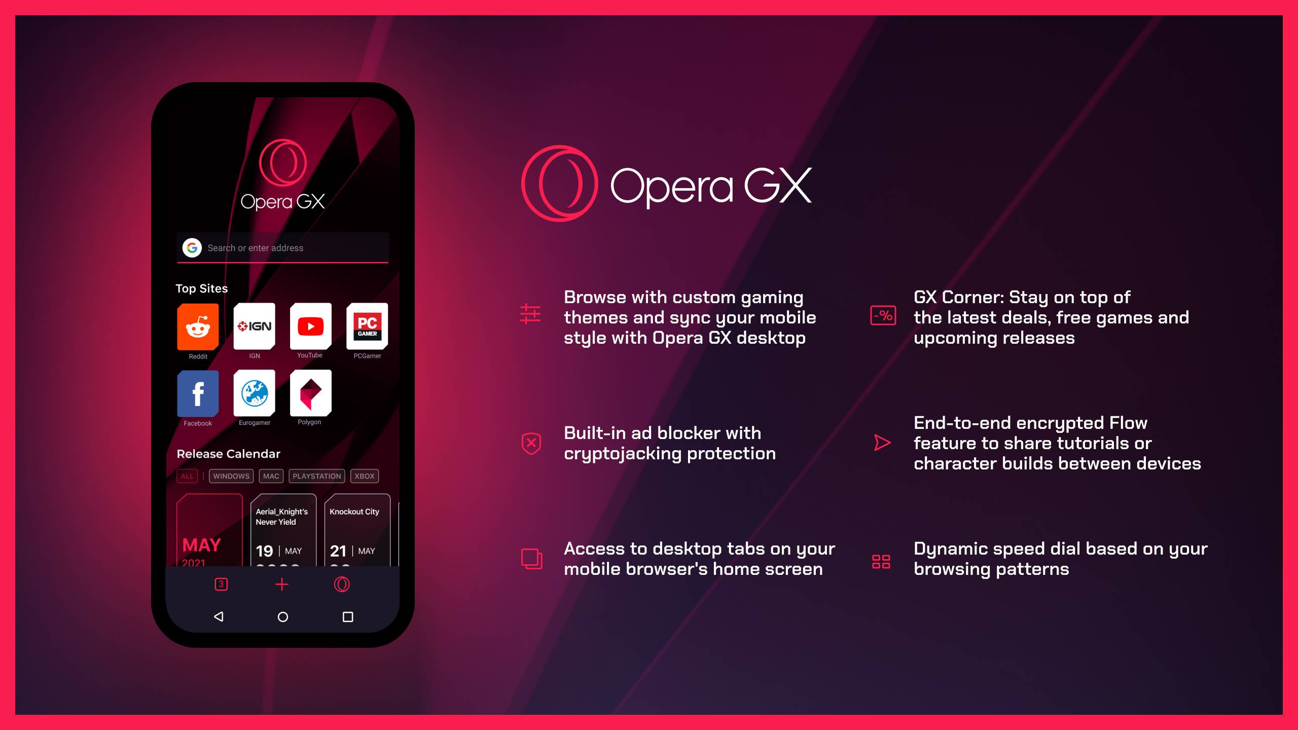 Opera Gx Lands On Android As A Gaudy Browser That Targets Gamers Opera Gx Lands On Android As A Gaudy Browser That Targets Gamers