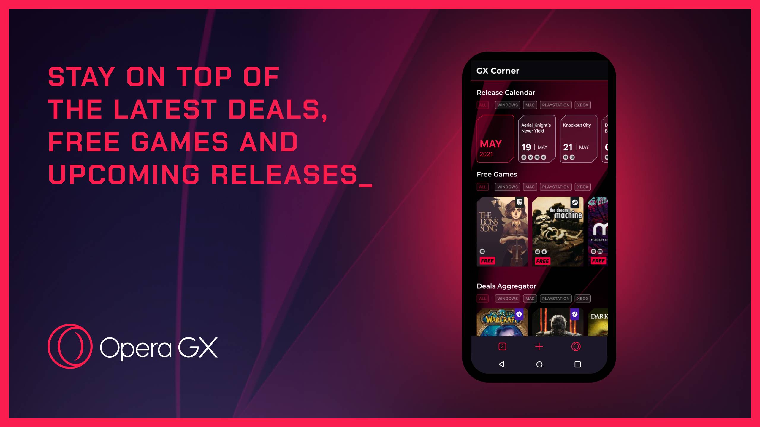 Opera Gx Lands On Android As A Gaudy Browser That Targets Gamers Opera Gx Lands On Android As A Gaudy Browser That Targets Gamers