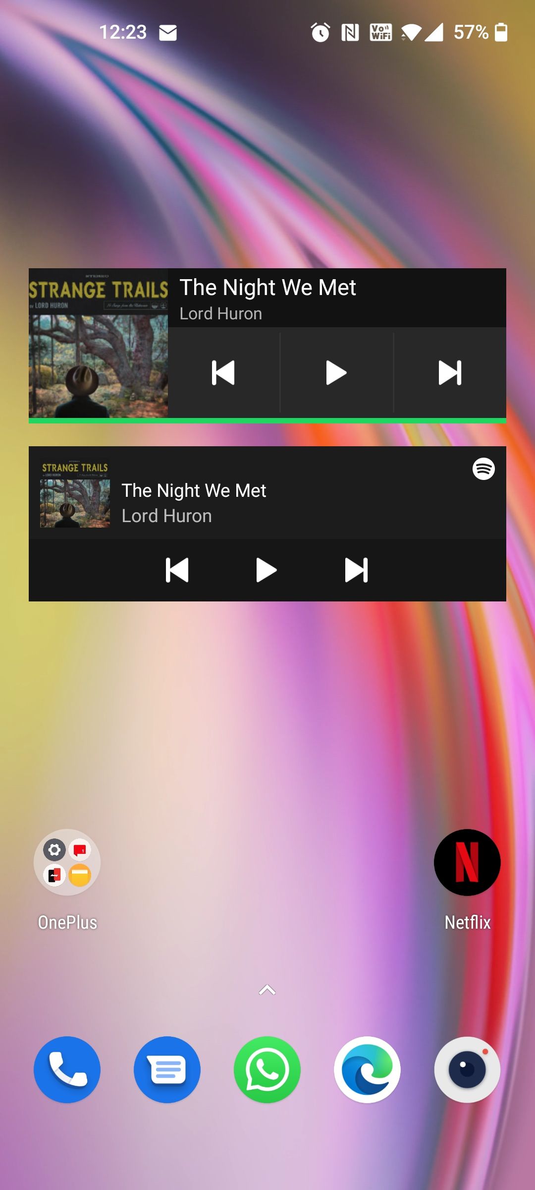 is there a spotify widget for android