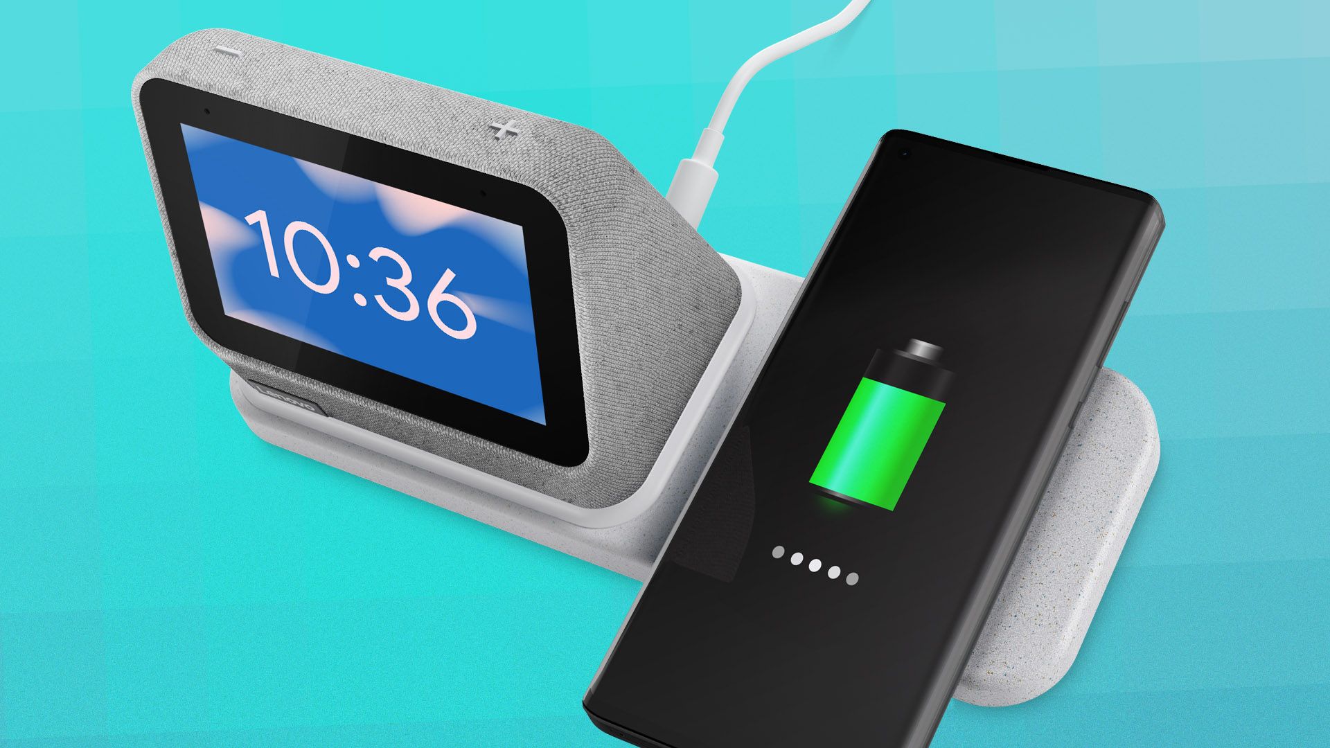Lenovo makes the Smart Clock 2 and its wireless charging add-on official