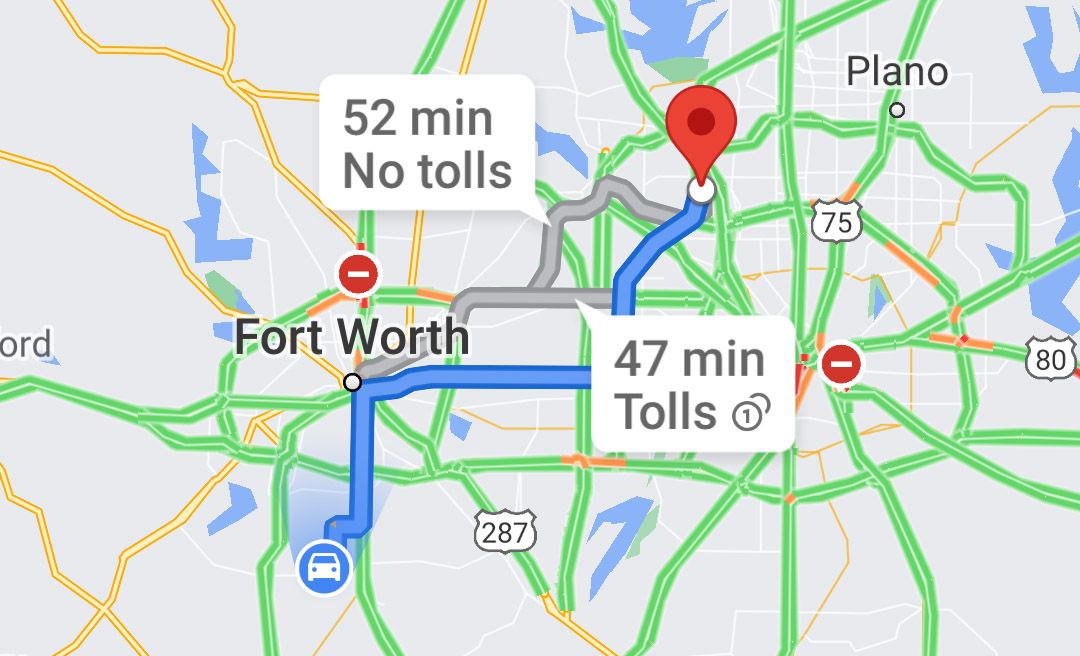 Google Maps May Finally Show How Much Your Tolls Will Cost   Tolls 