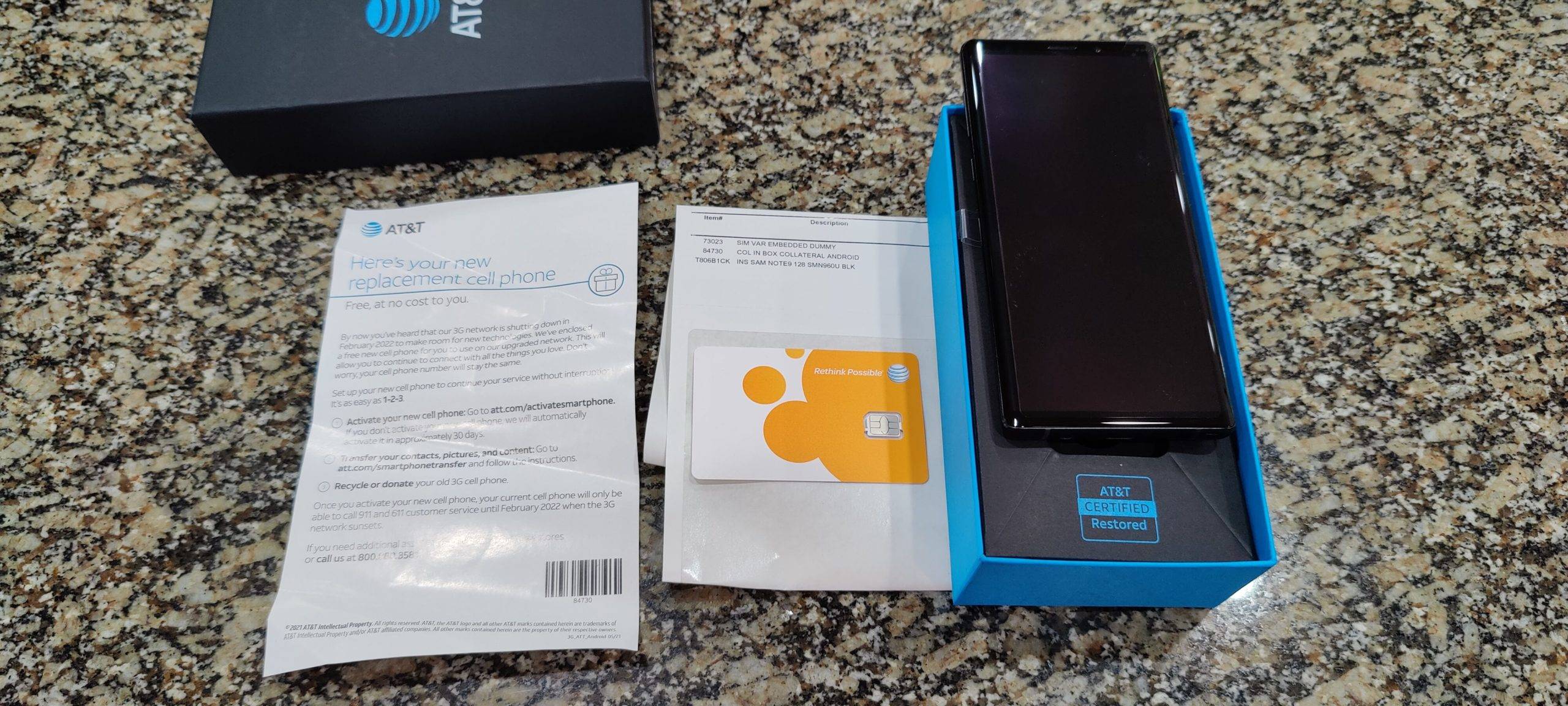 At T Confirms It Is Sending Surprise Galaxy Note9s To Some Customers Affected By Its 3g Shutdown