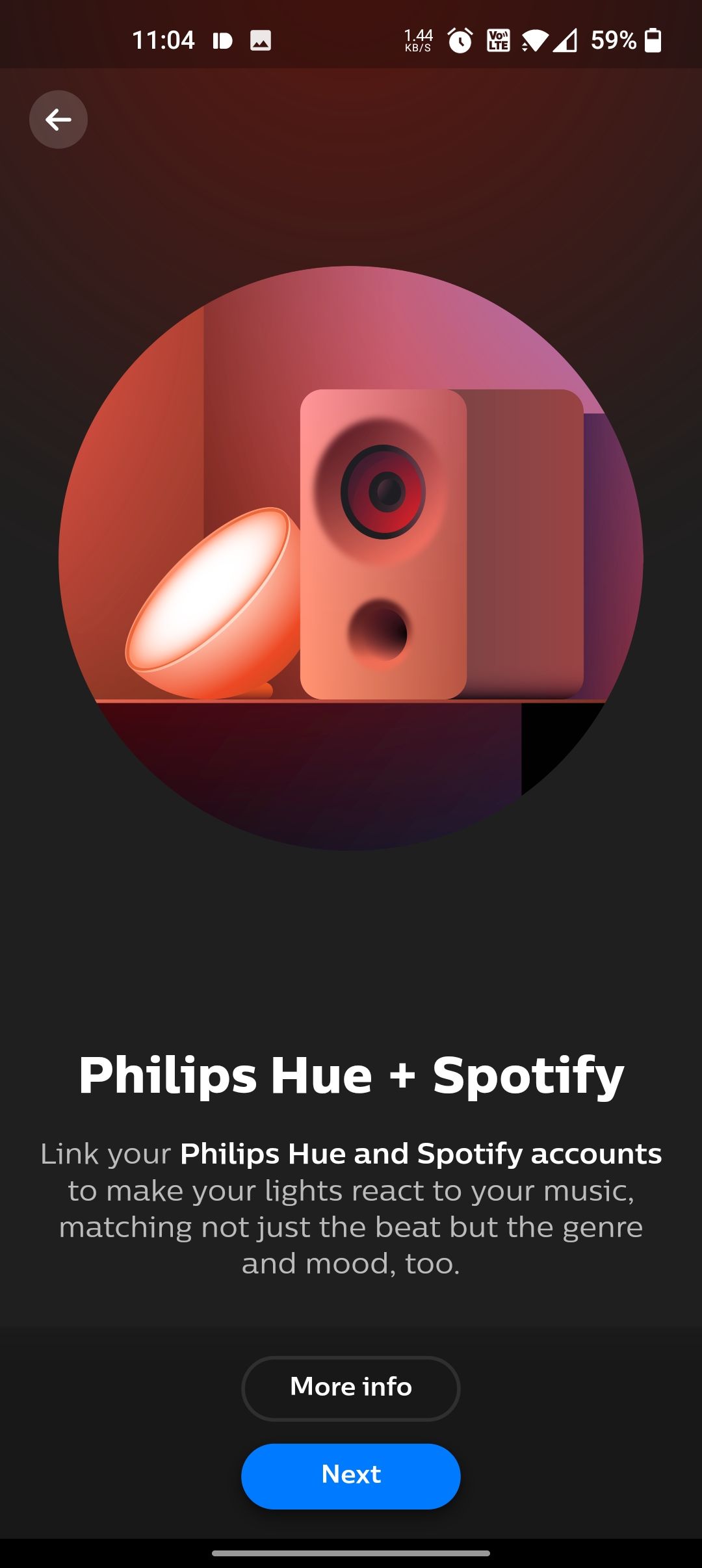 Philips Hue smart lights can now react to your Spotify songs