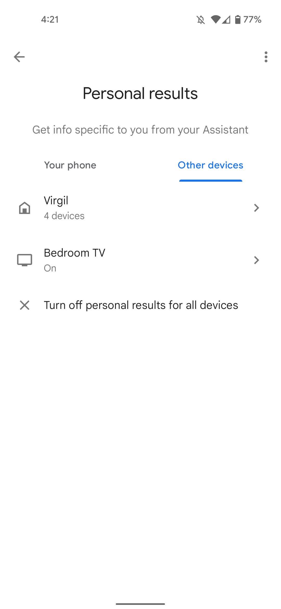 Google Assistant's latest settings layout separates your phone from