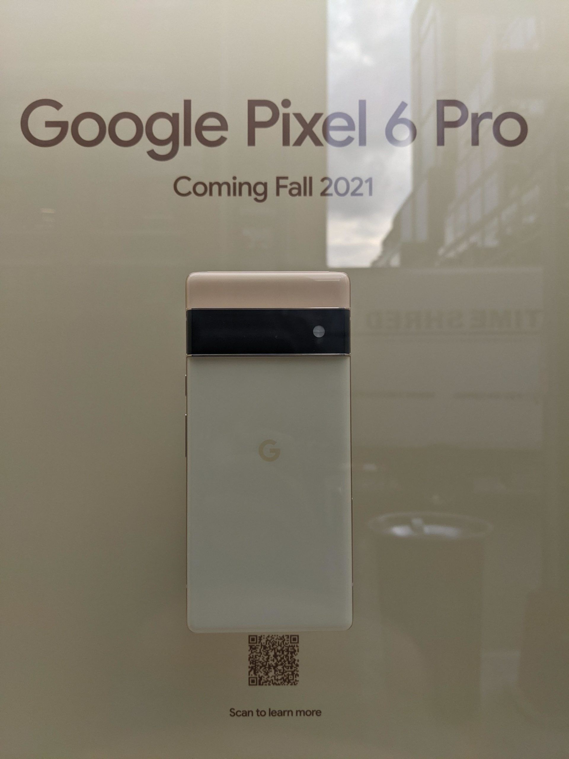 Google's NYC store is the only place on Earth to see the Pixel 6 (right