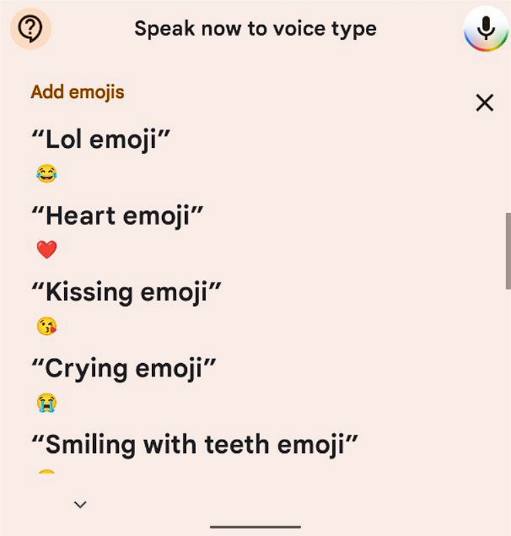 You might finally be able to send an emoji with dictation on the Pixel 6