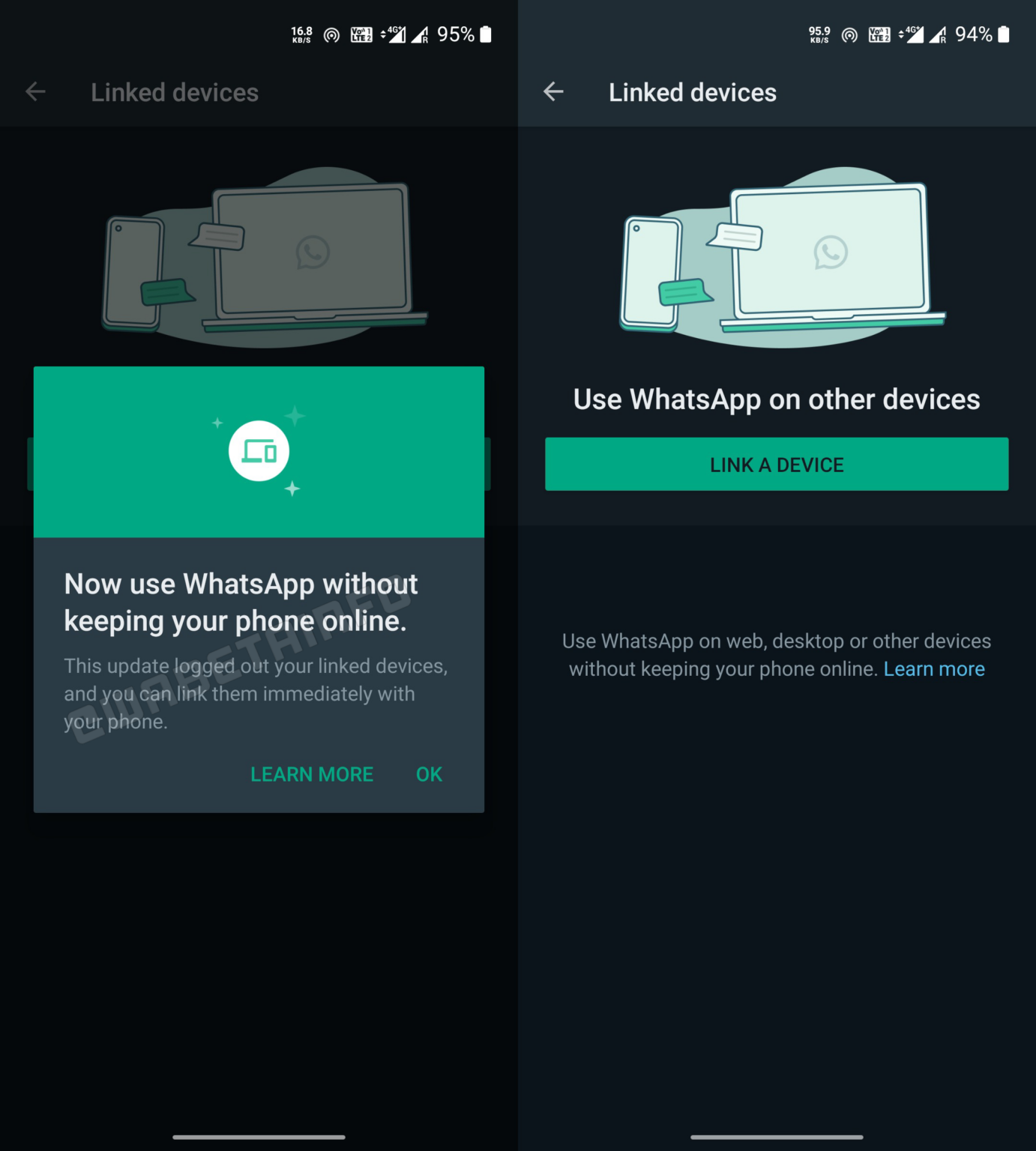 WhatsApp Multi-Device Enabled