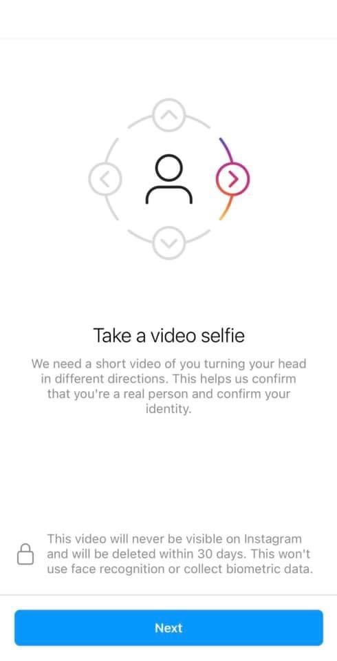 اینستاگرام برای کمک به مبارزه با spambot در حال جمع‌آوری سلفی‌های ویدیویی است - instagram video selfie 1.png?q=50&fit=crop&w=750&dpr=1