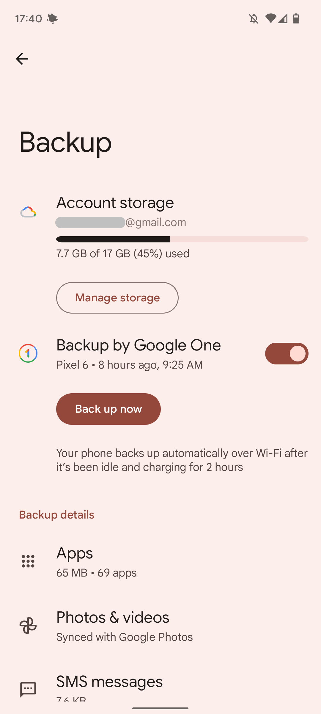 Android 12 backup 2