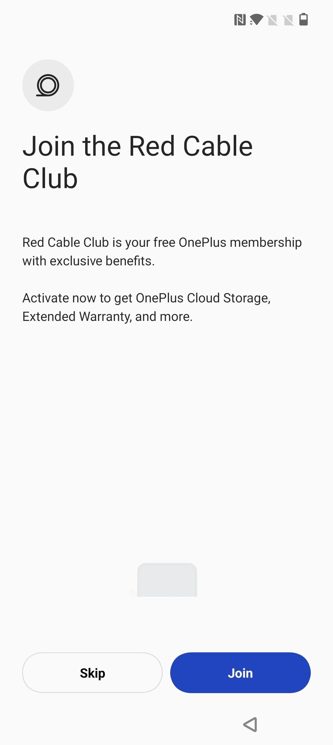 Join the Red Cable club on a OnePlus phone