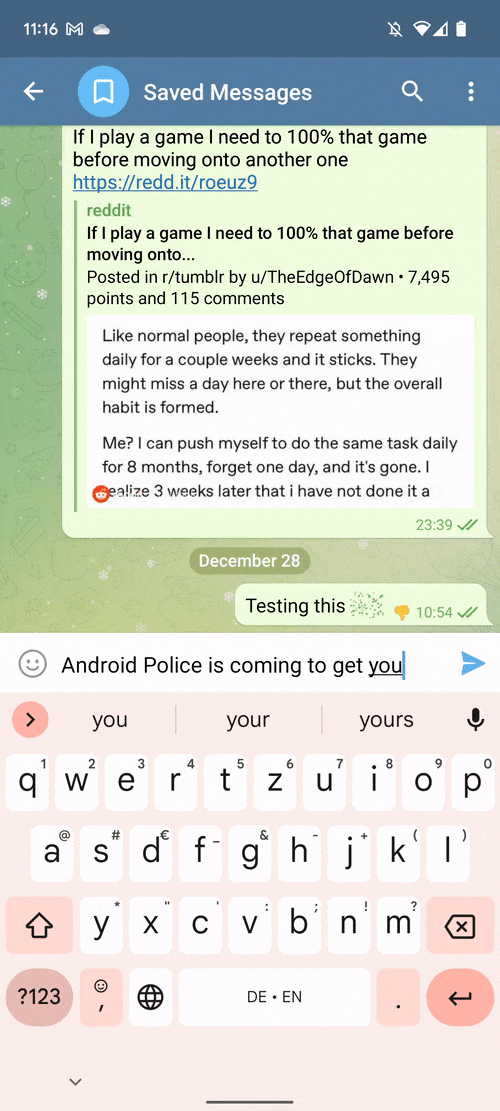 Telegram Beta Android