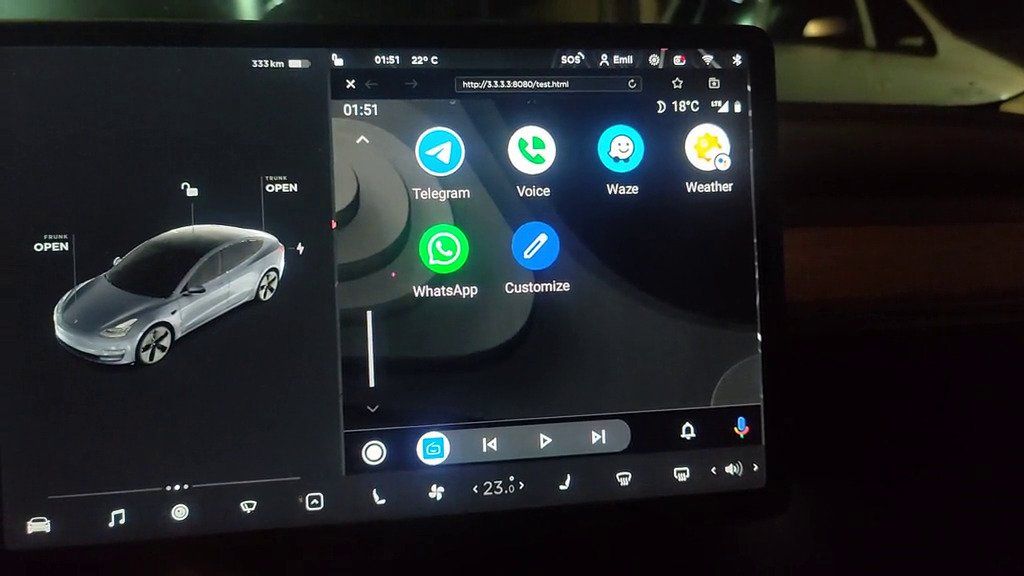 TeslAA Android Auto
