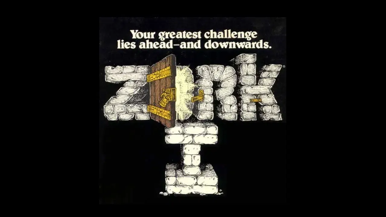 Zork I Text Adventure Game Title Graphic