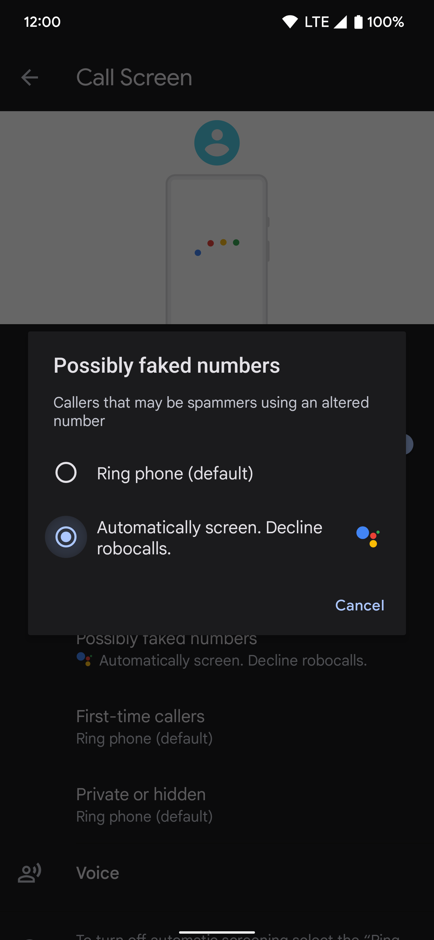 pixel phone faked numbers settings
