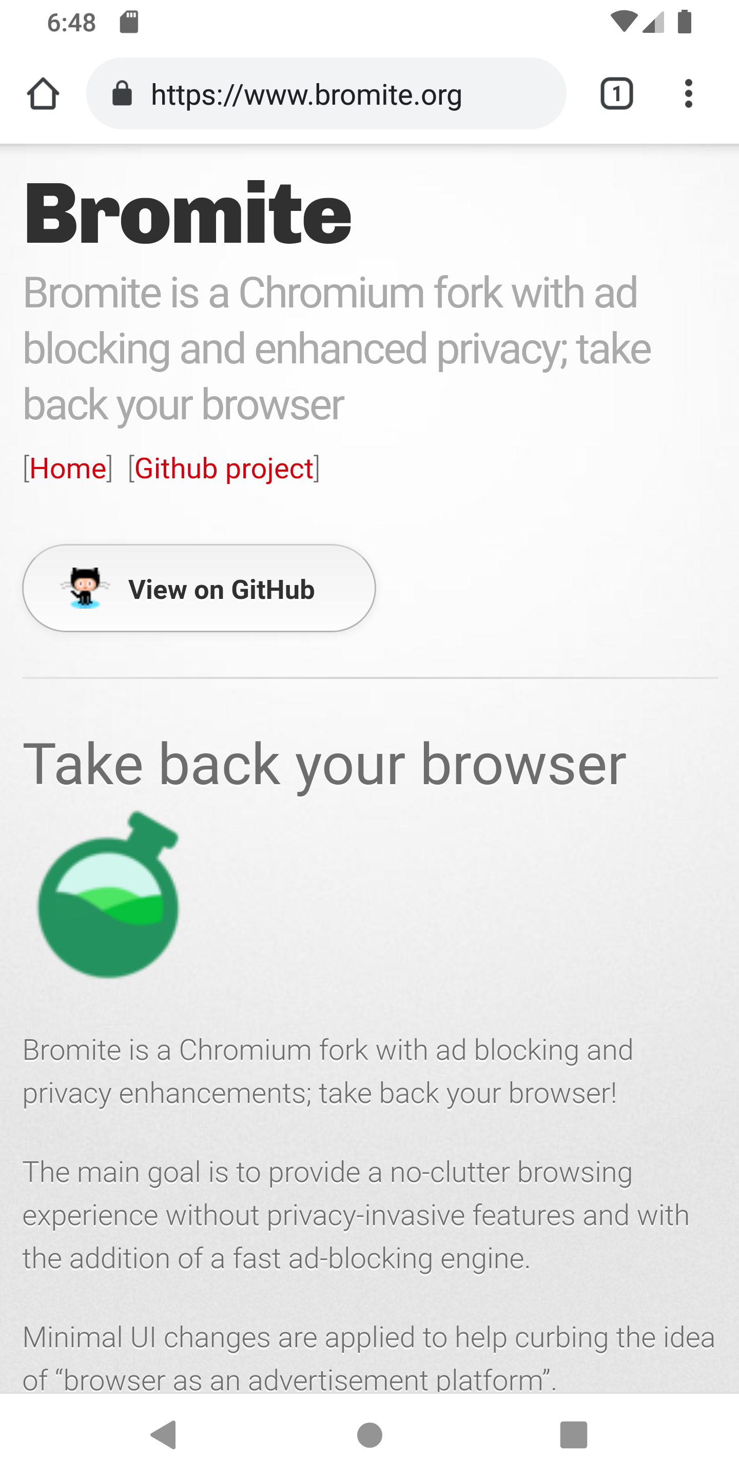 Bromite's best indie Android app