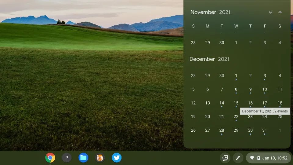 Chrome-OS-calendar-events