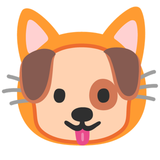 Gboard emoji kitchen cat dog