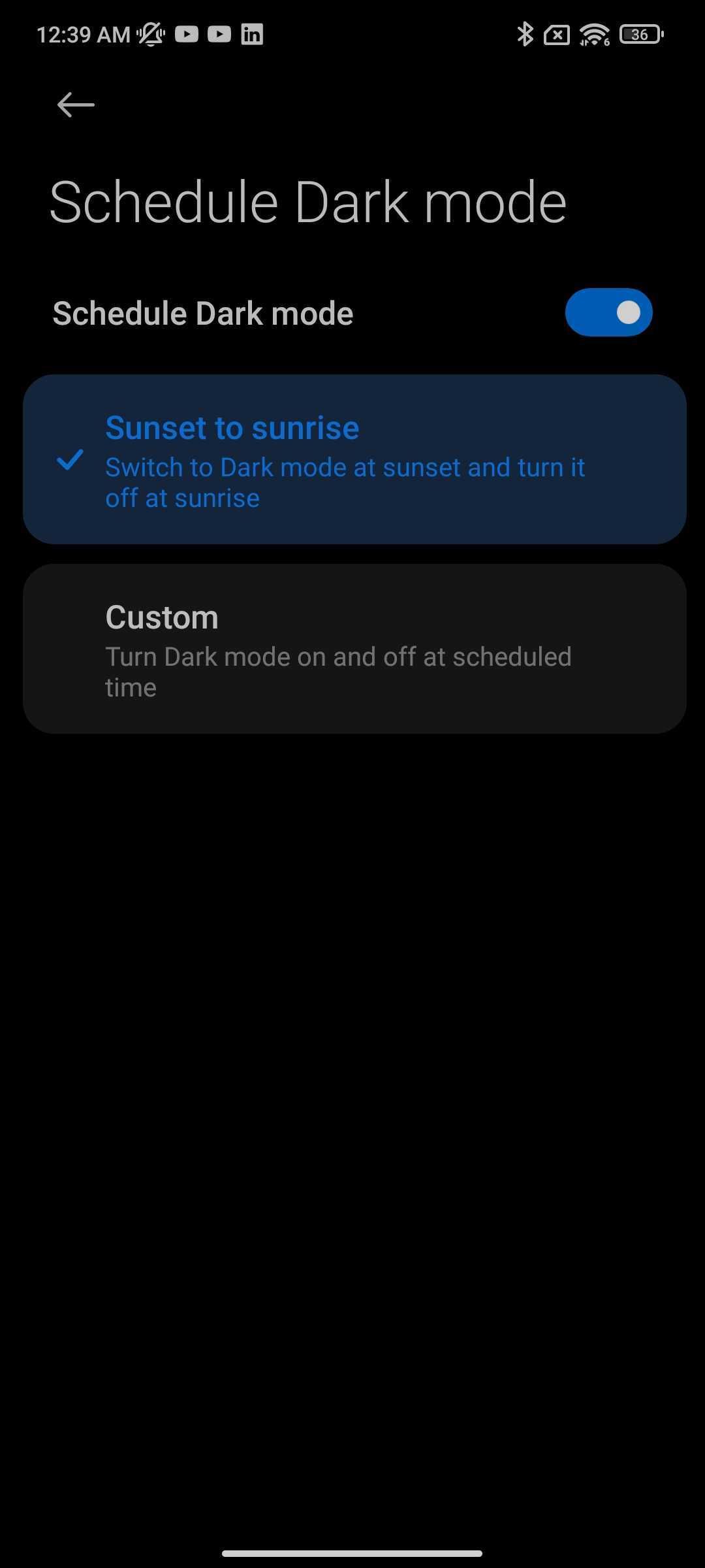 How to enable and schedule dark mode on your Android phone
