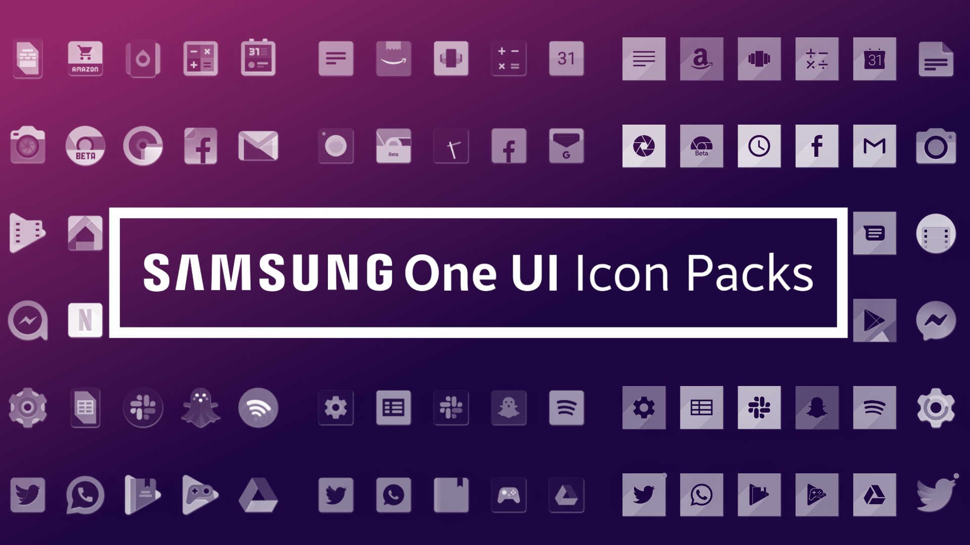 One UI 4 icon pack hero