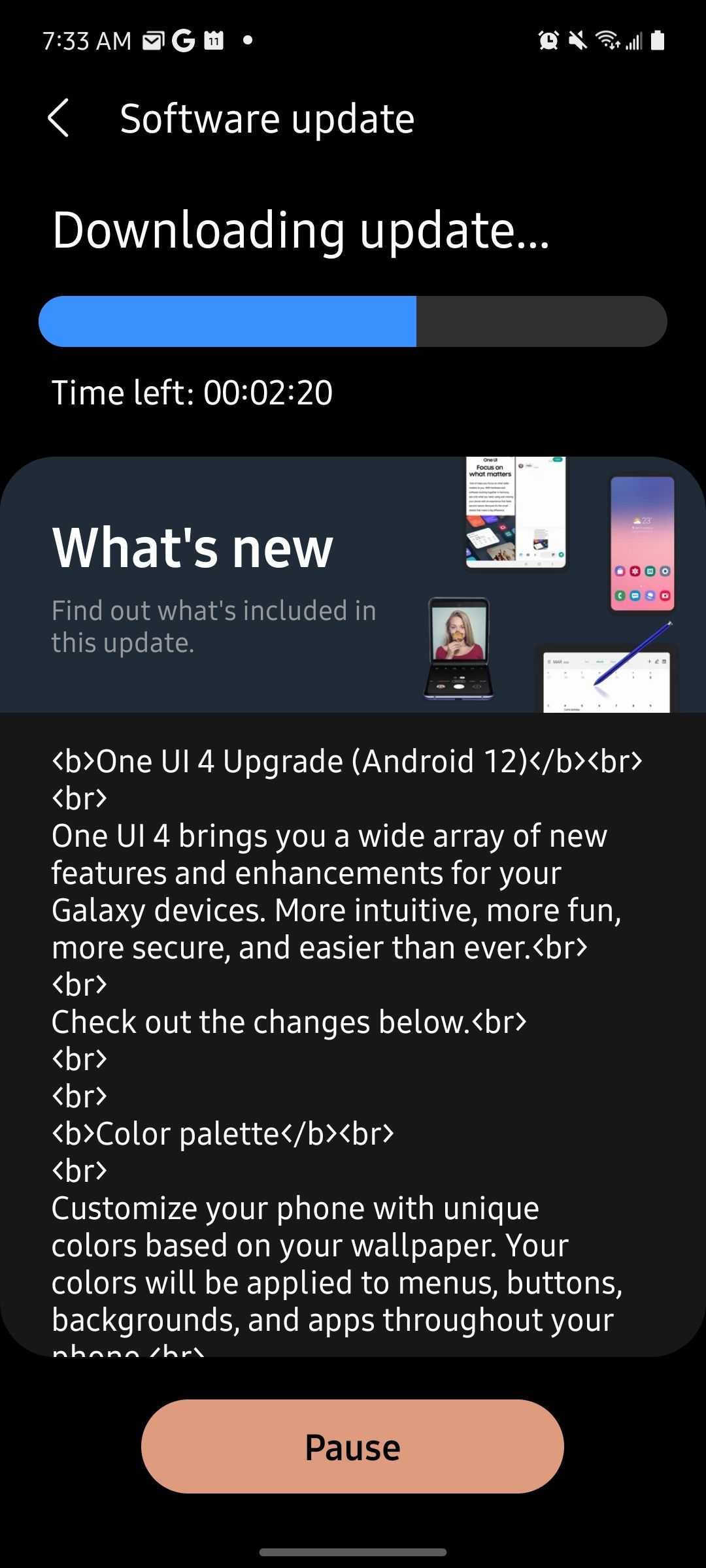 Samsung's Android 12 update begins its descent on the Galaxy A52 5G and ...