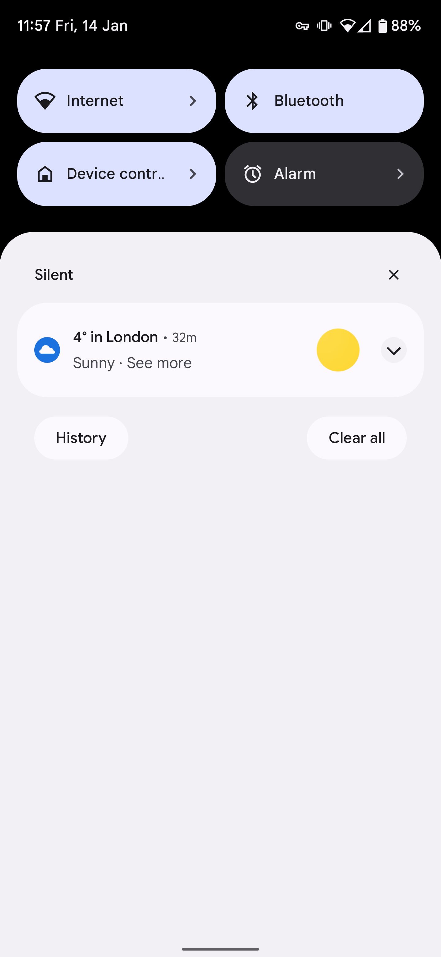 How to set an Android app's notifications to silent