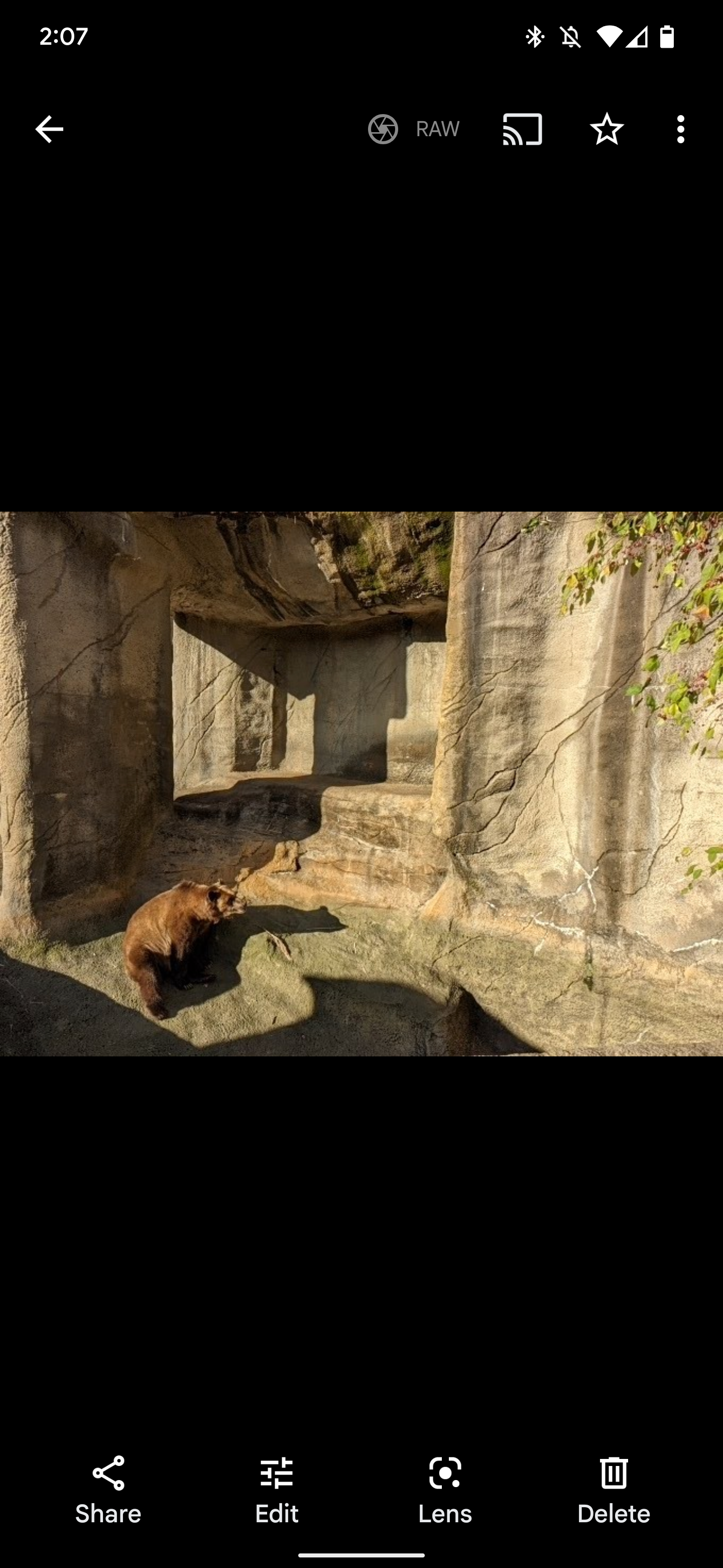 picture of stone walls in the sun