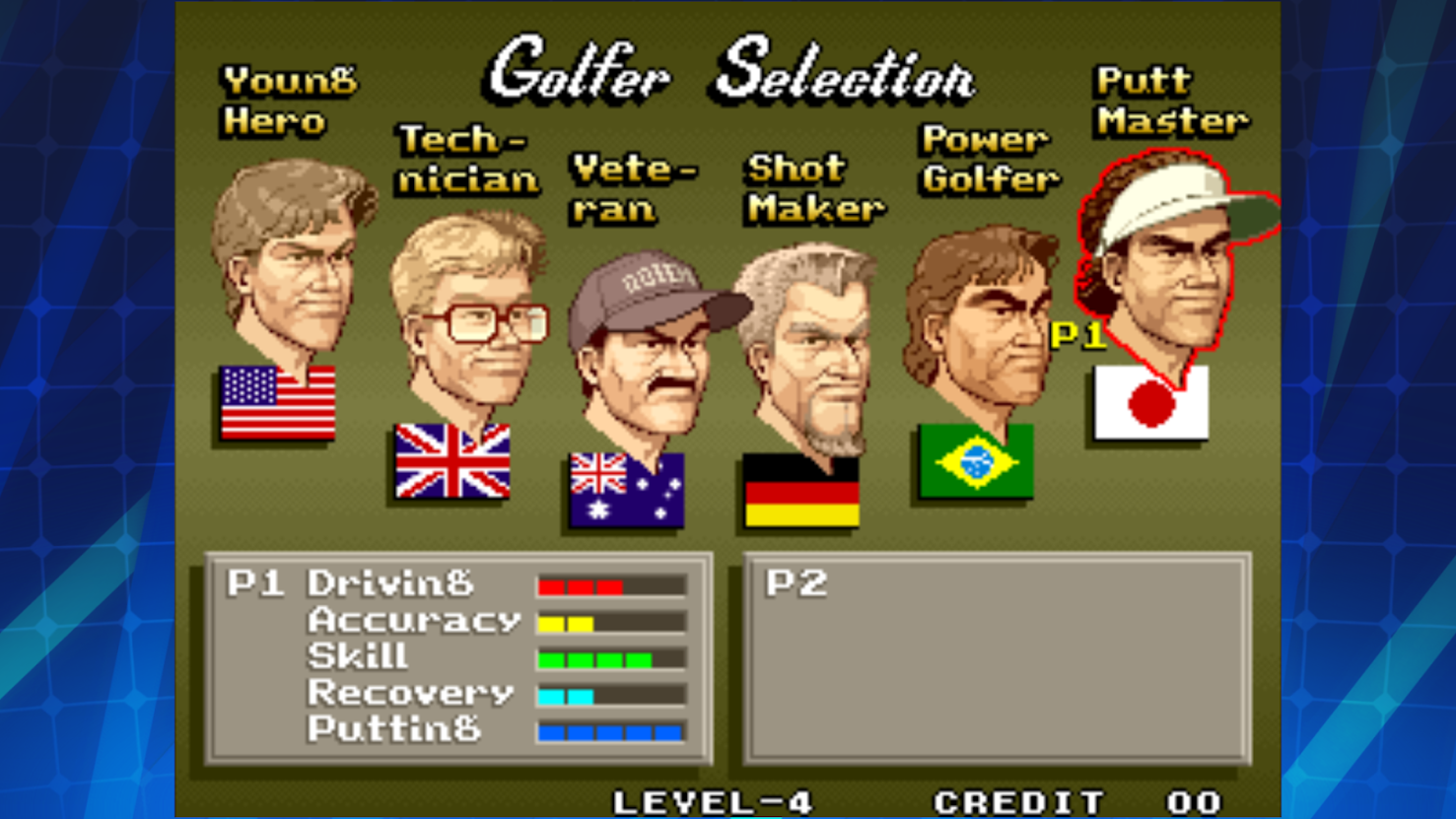 screenshot of big tournament golf on ANdroid