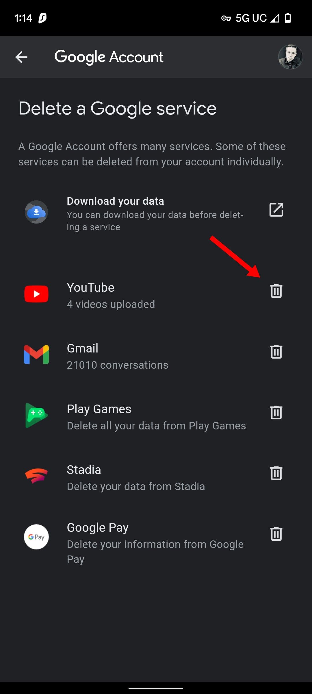 How to permanently delete your Google account