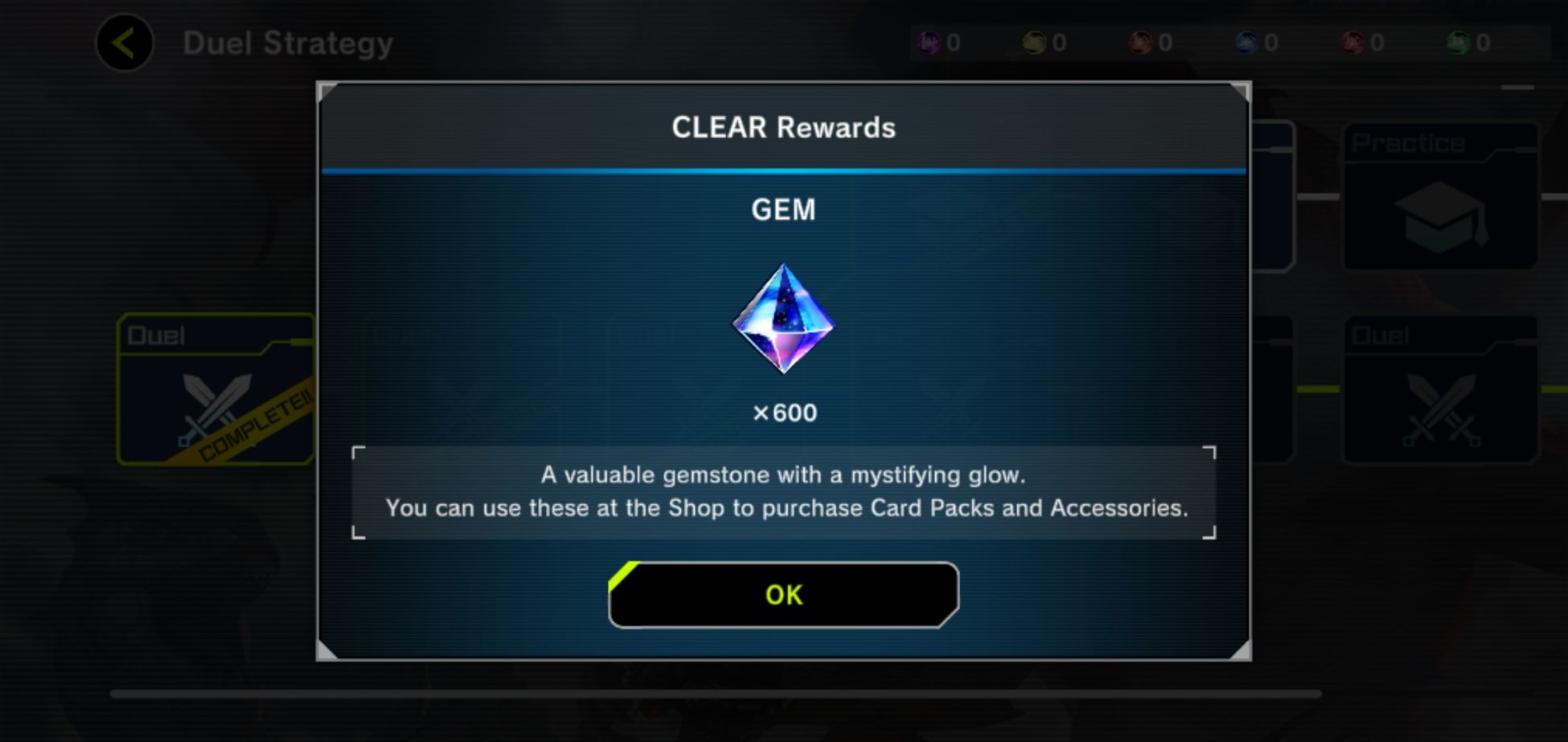 Gems for clearing a gate 