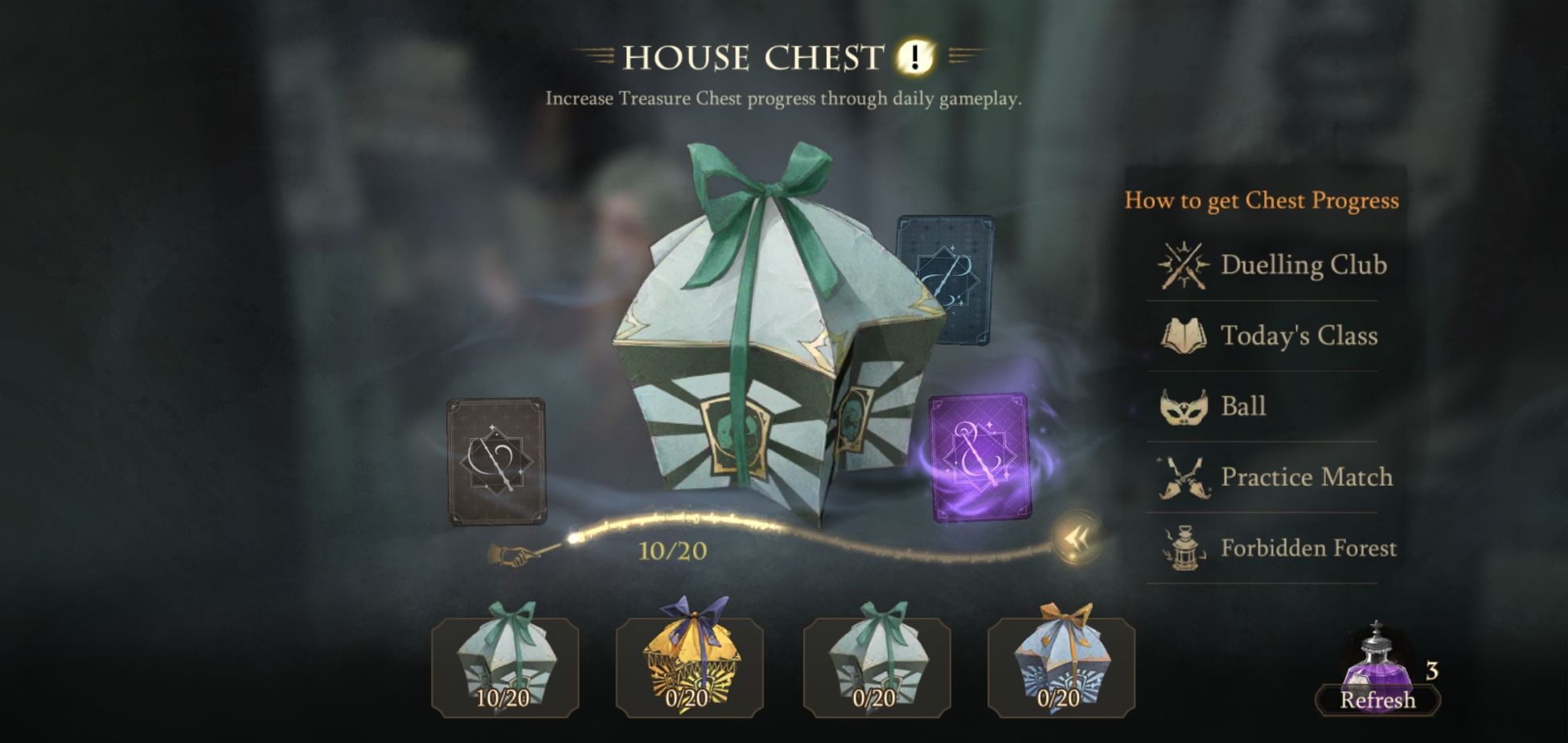 Open the chest of your home