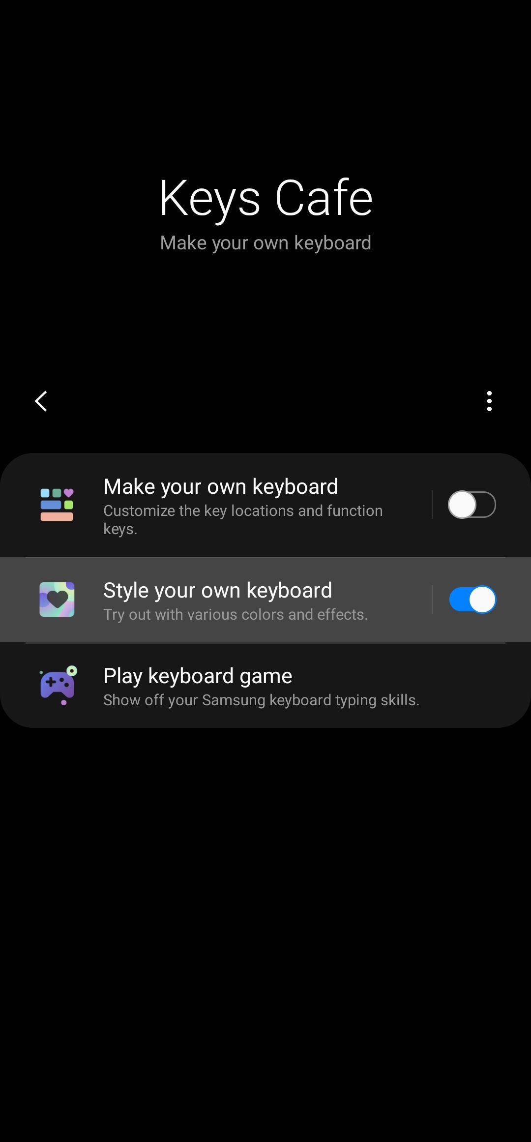 Samsung Keyboard style