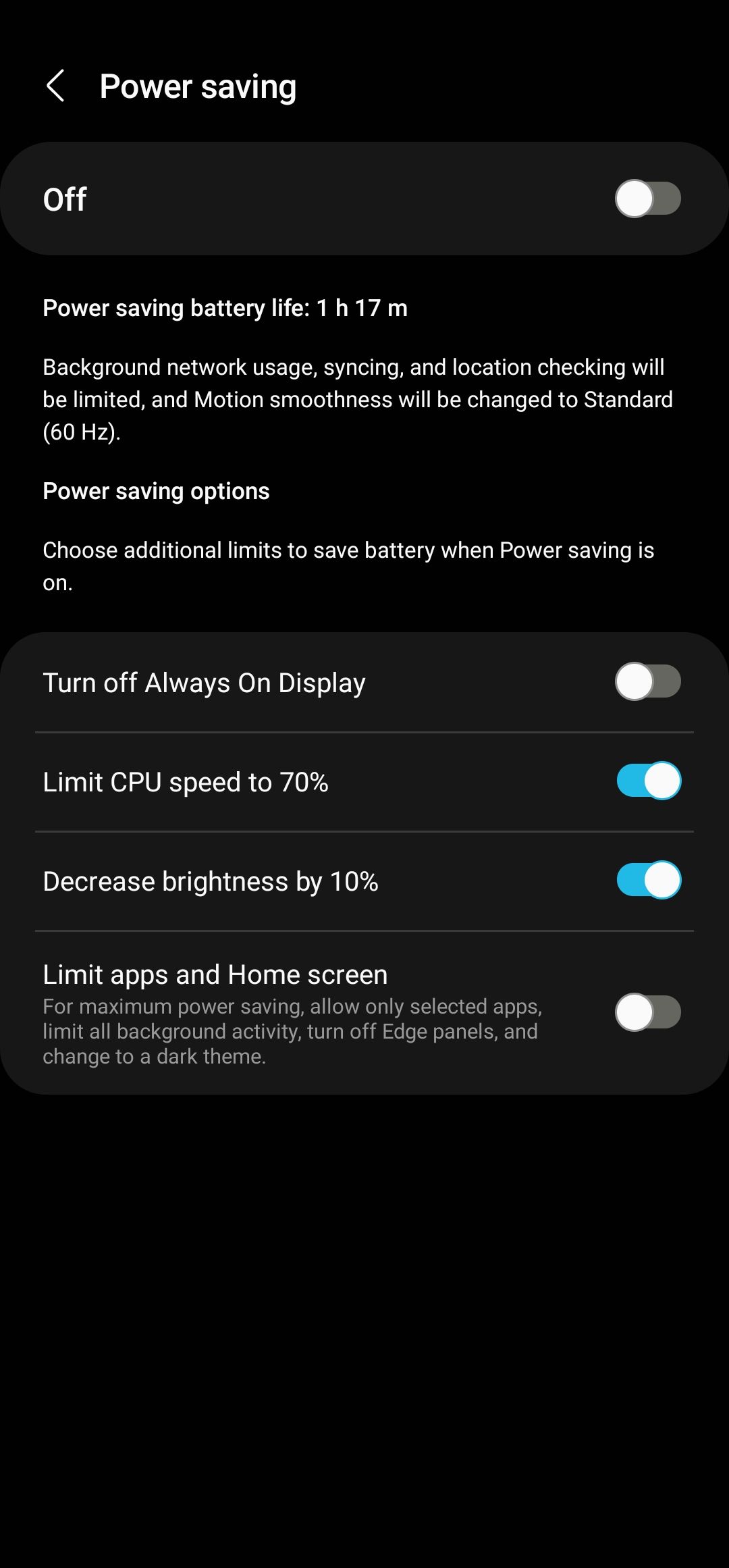 how much battery life does the always on display use how much battery life does the always on display use