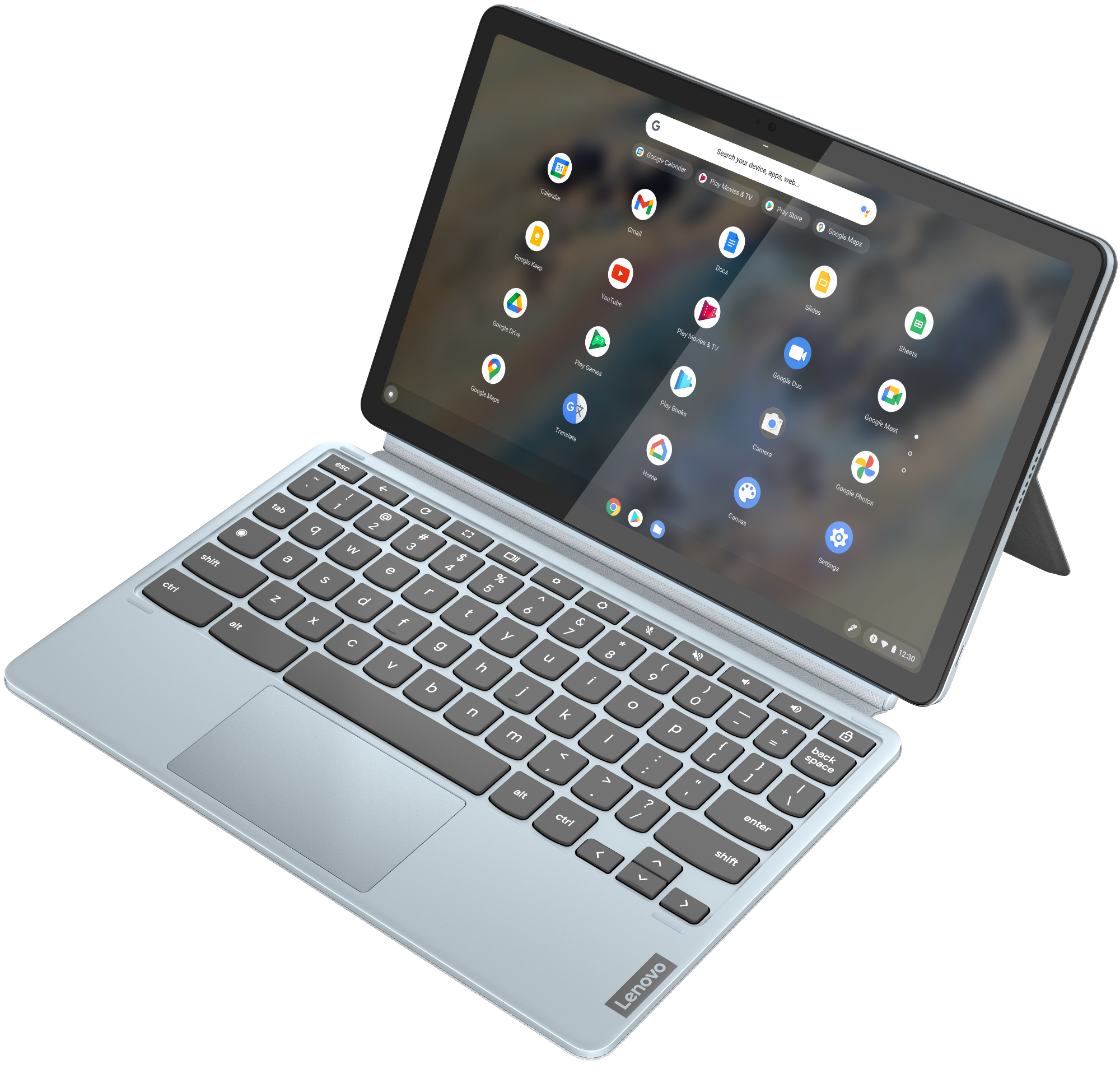 Lenovo-IdeaPad-Duet-3-Chromebook-Misty-Blue-Front-Top-Render