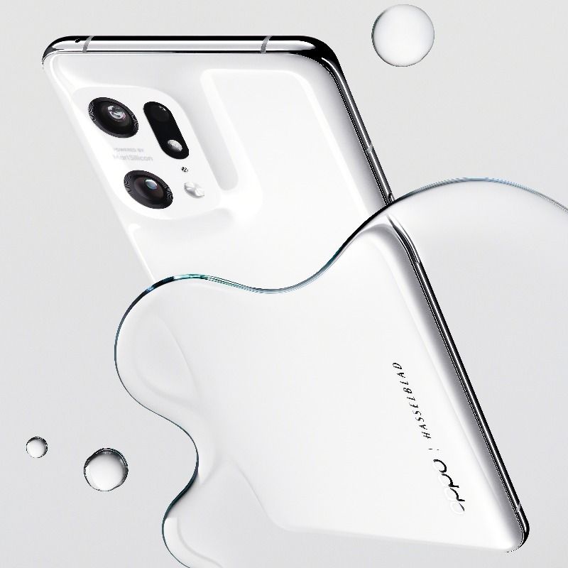 Oppo Find X5 official render white
