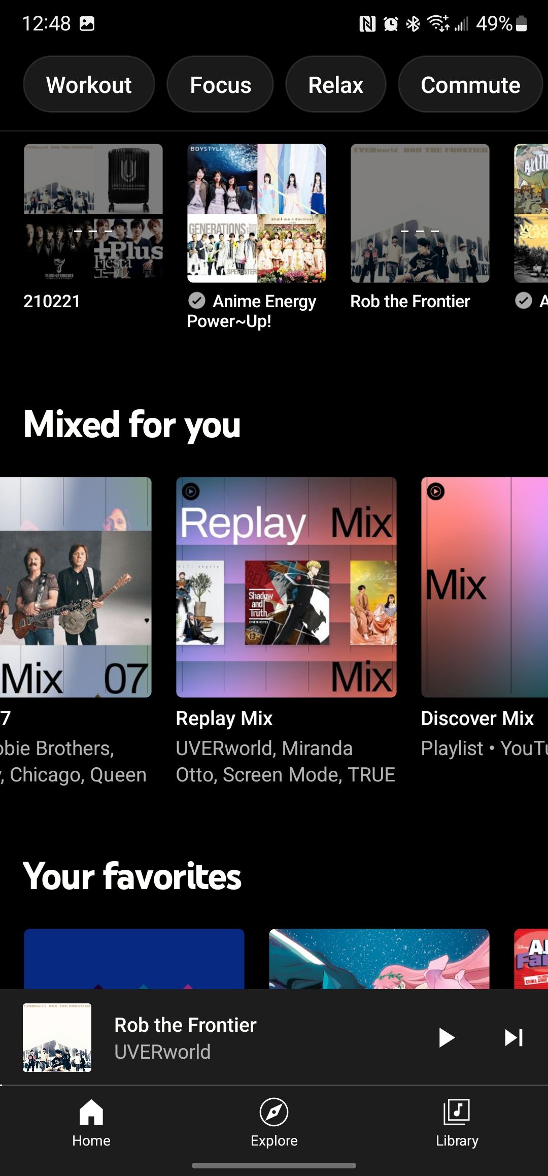 YouTube Music new For You artwork